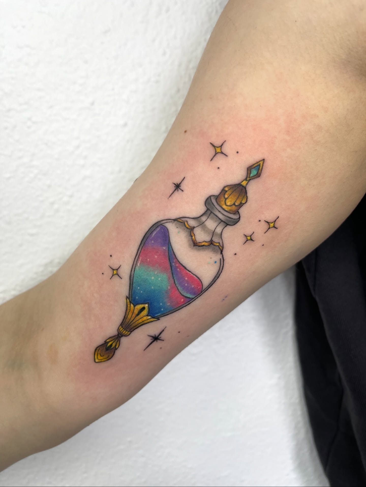 Tattoo by @milkas_tatt2 β dotwork, new_school