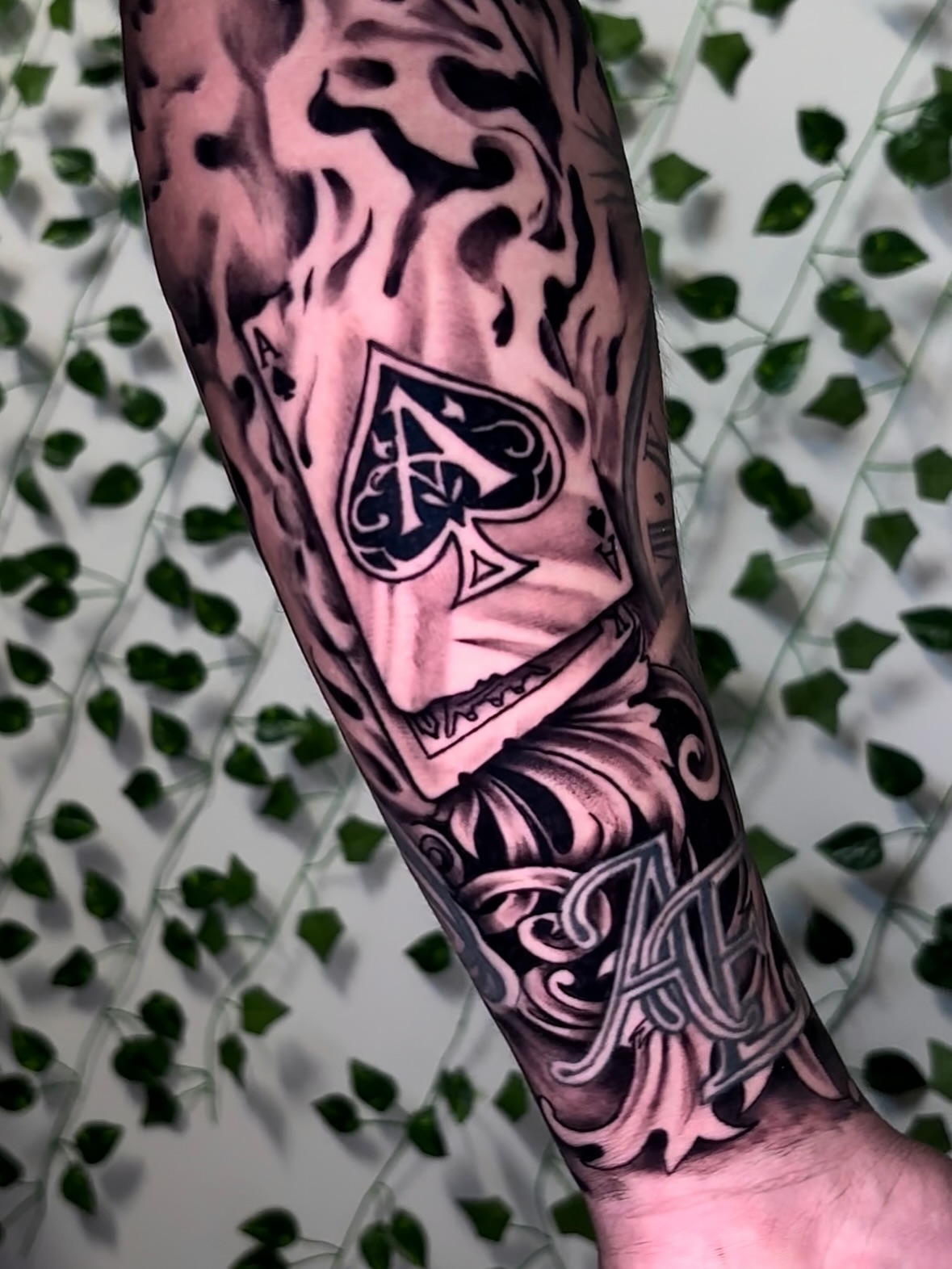 Tattoo by @echevarriatattoo — black_and_grey