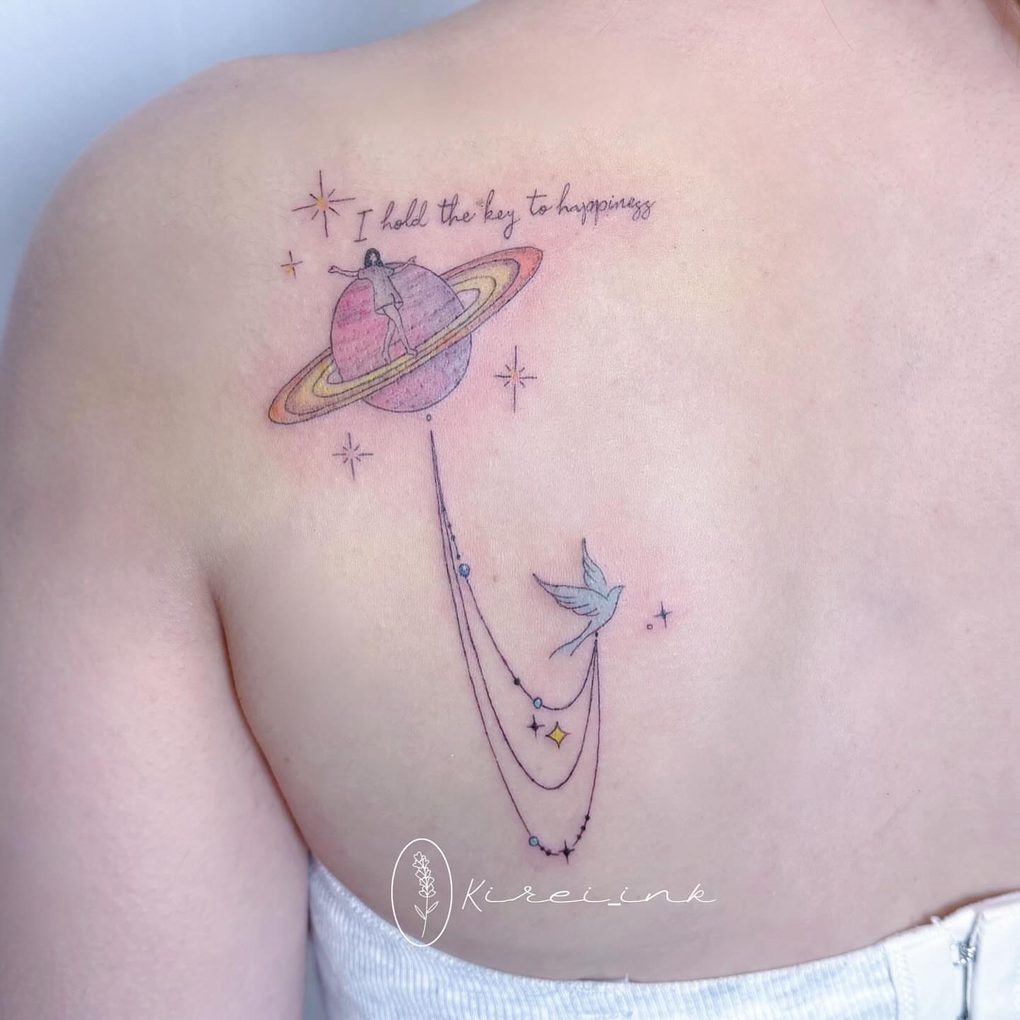 Tattoo by @kireiink_rose — dotwork, geometric
