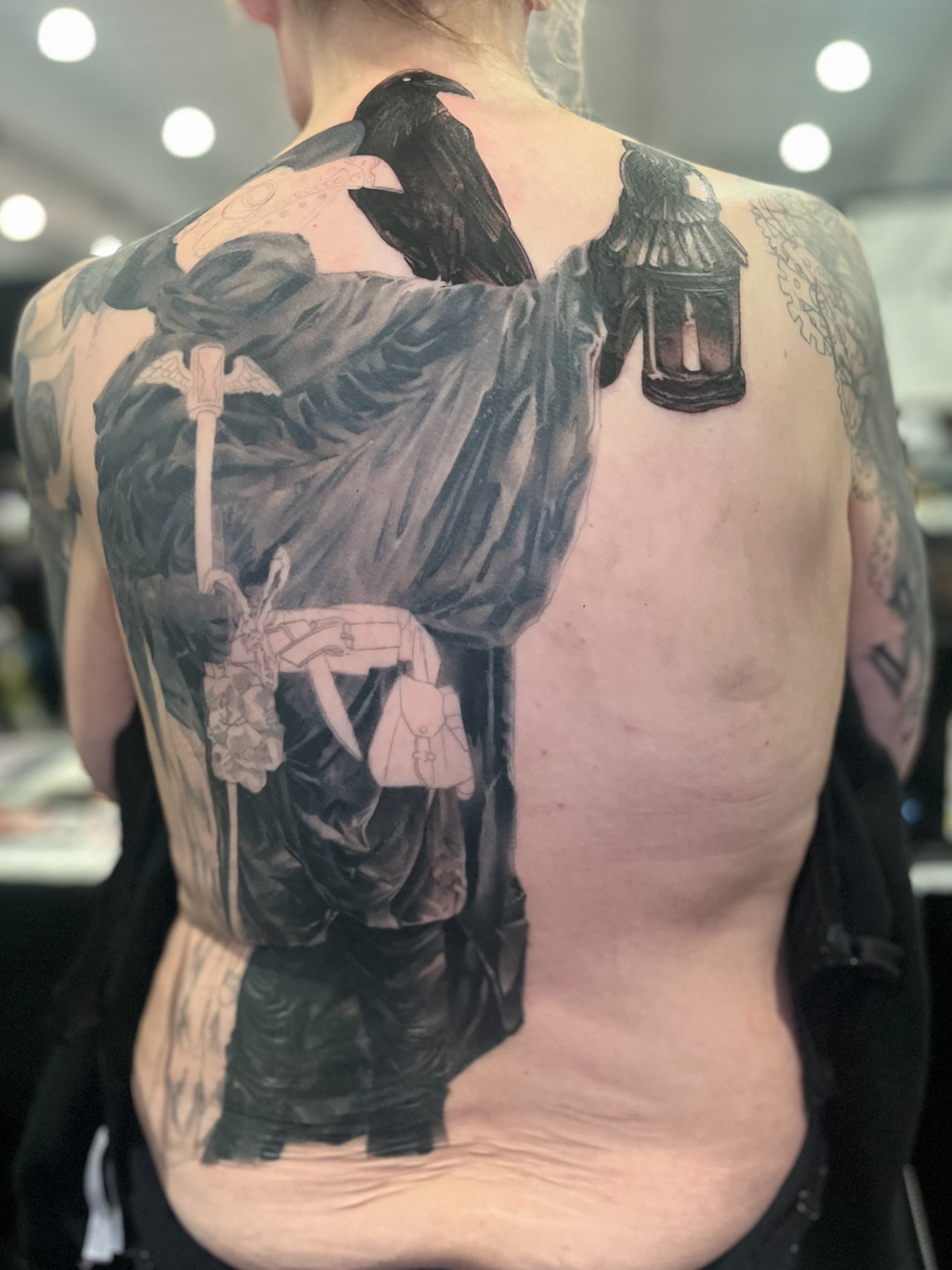 Tattoo by @lordbregatron — black_and_grey, realism
