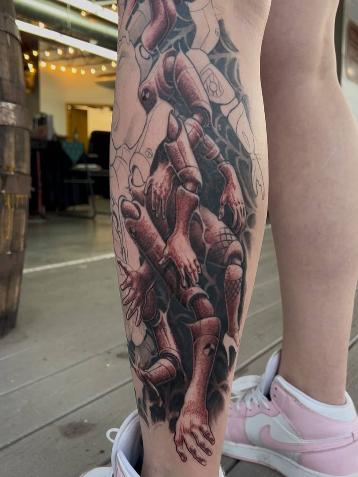 Tattoo by @kid.mek — black_and_grey, realism