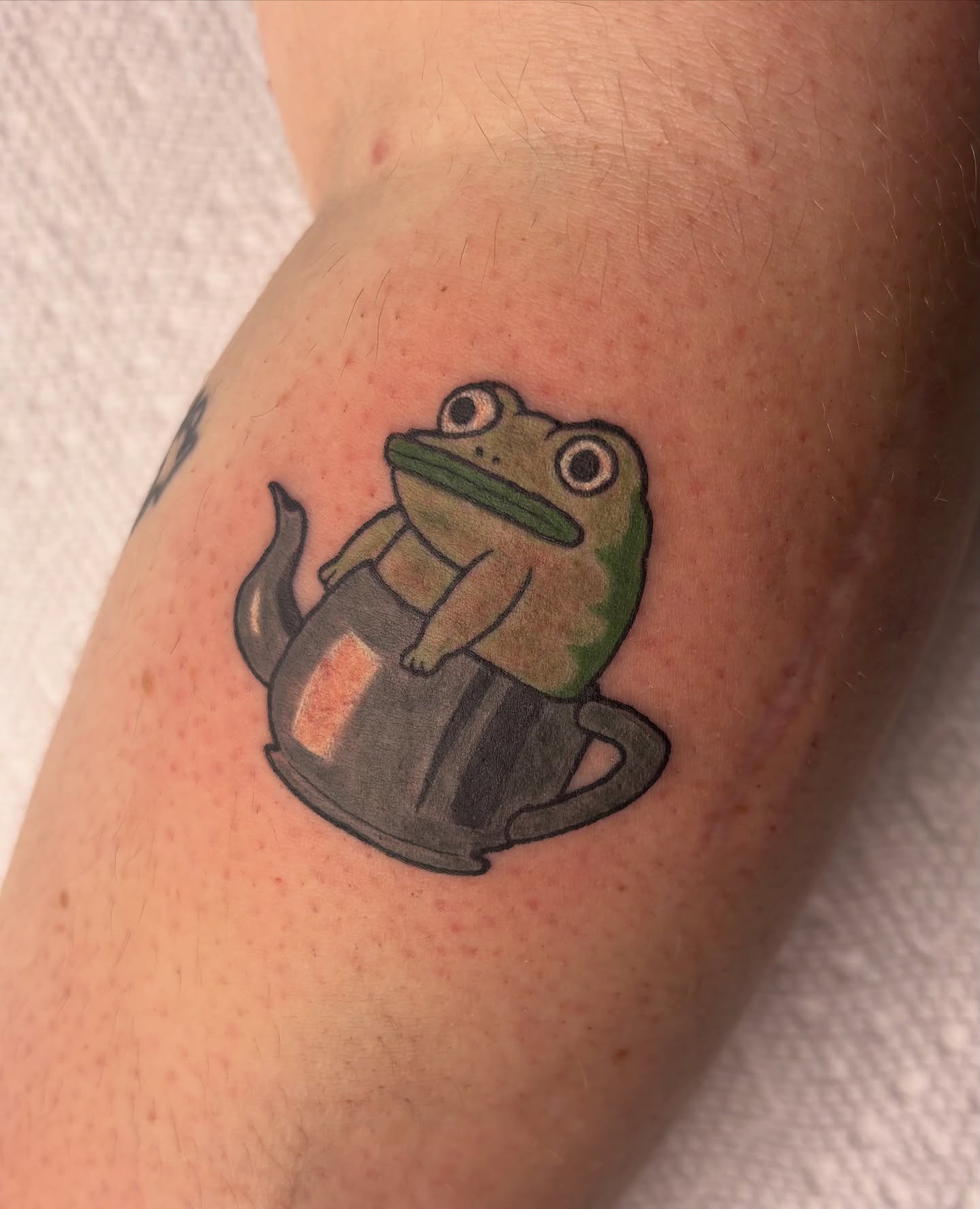 Tattoo by @prettyboyart_ — dotwork