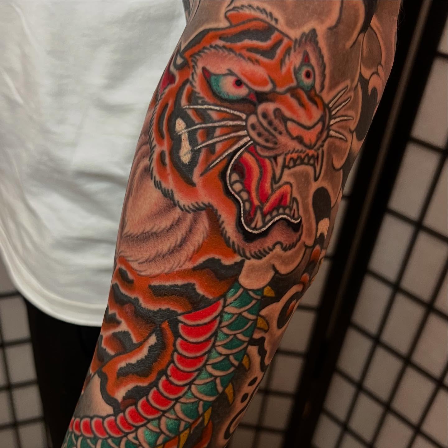 Tattoo by @brandontattoos — japanese_irezumi