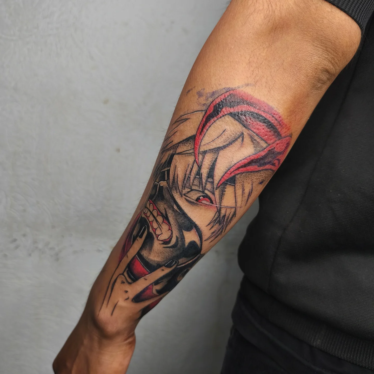 Tattoo by @mello_blue_tatto0 β anime