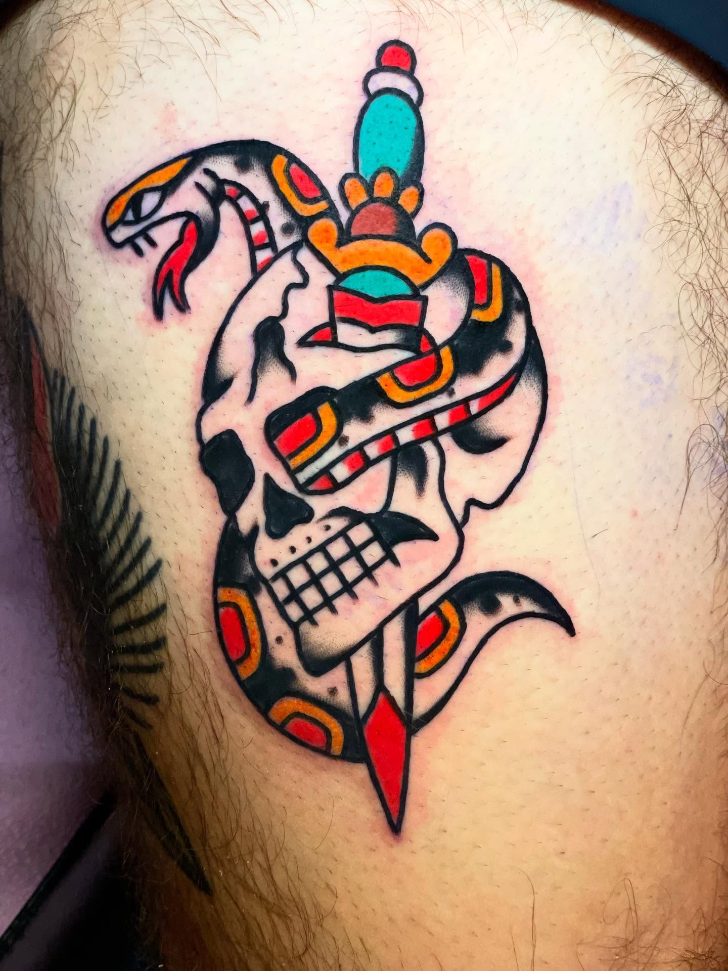 Tattoo by @okaytats — american_traditional