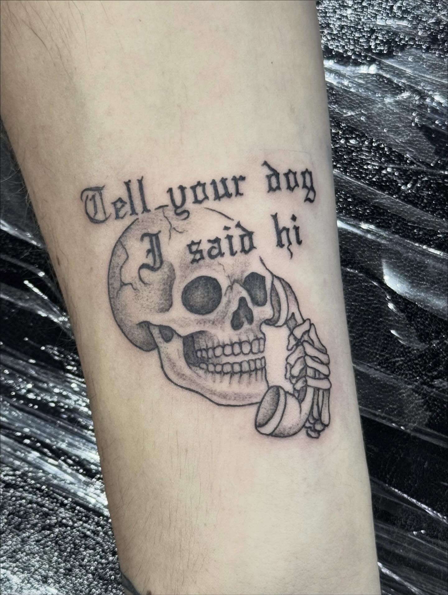 Tattoo by @carissaetattoos — black_and_grey