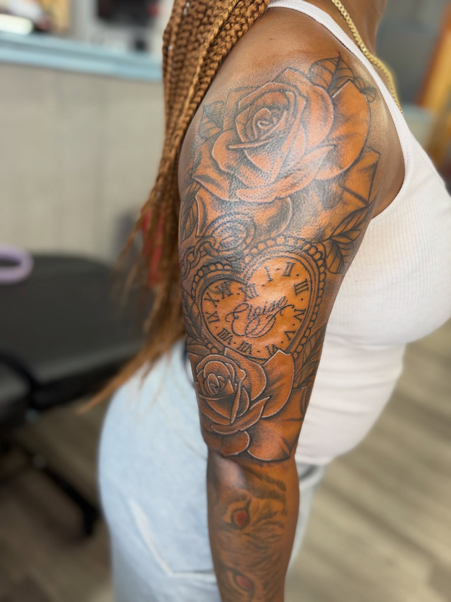 Tattoo by @inkbyjaee — black_and_grey, realism