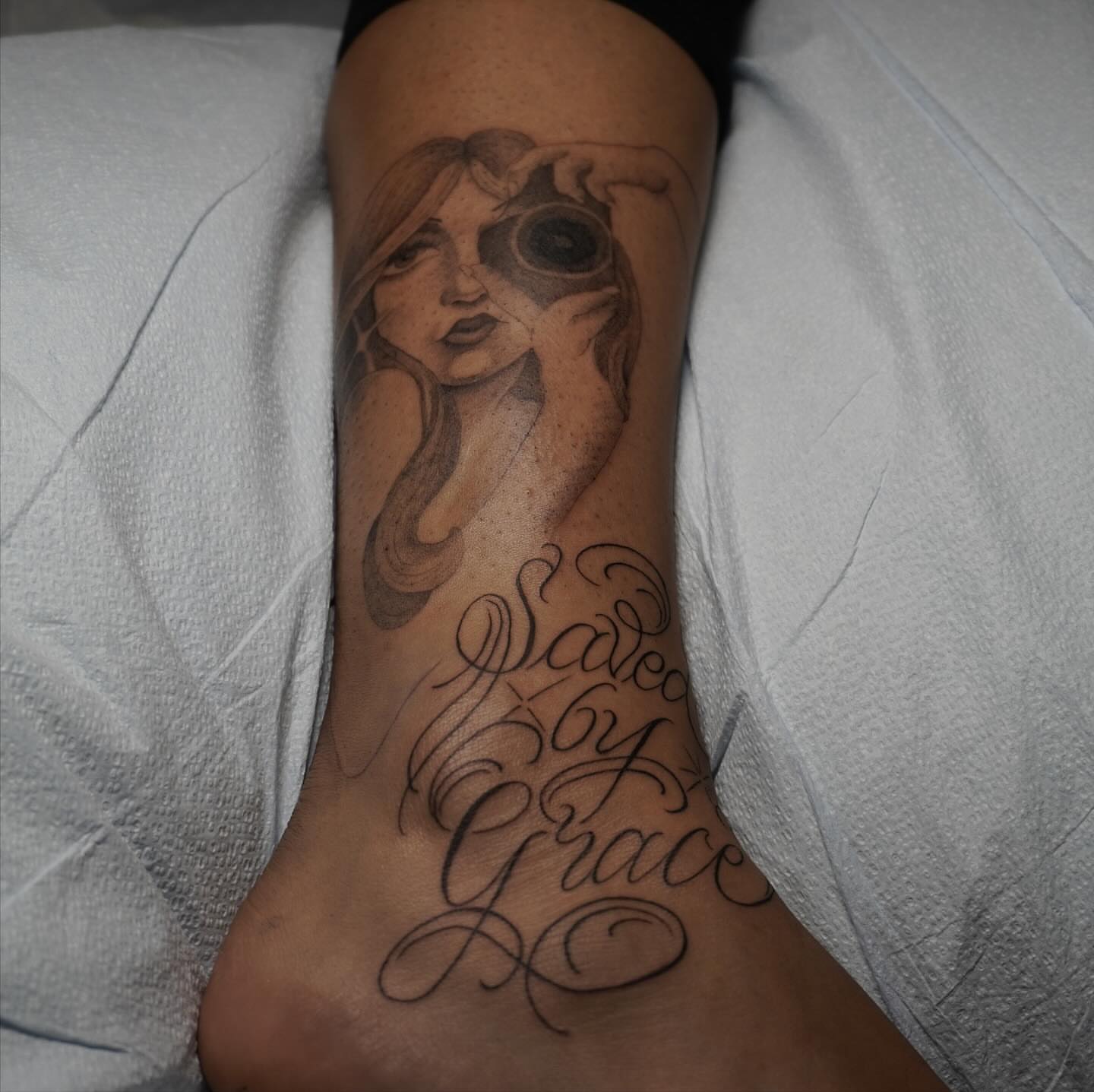Tattoo by @adrian__tattoos — black_and_grey, realism