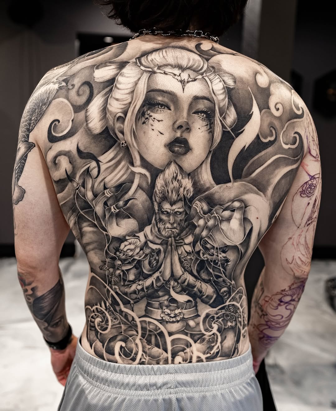 Tattoo by @1kc_laurenbeee — realism, black_and_grey