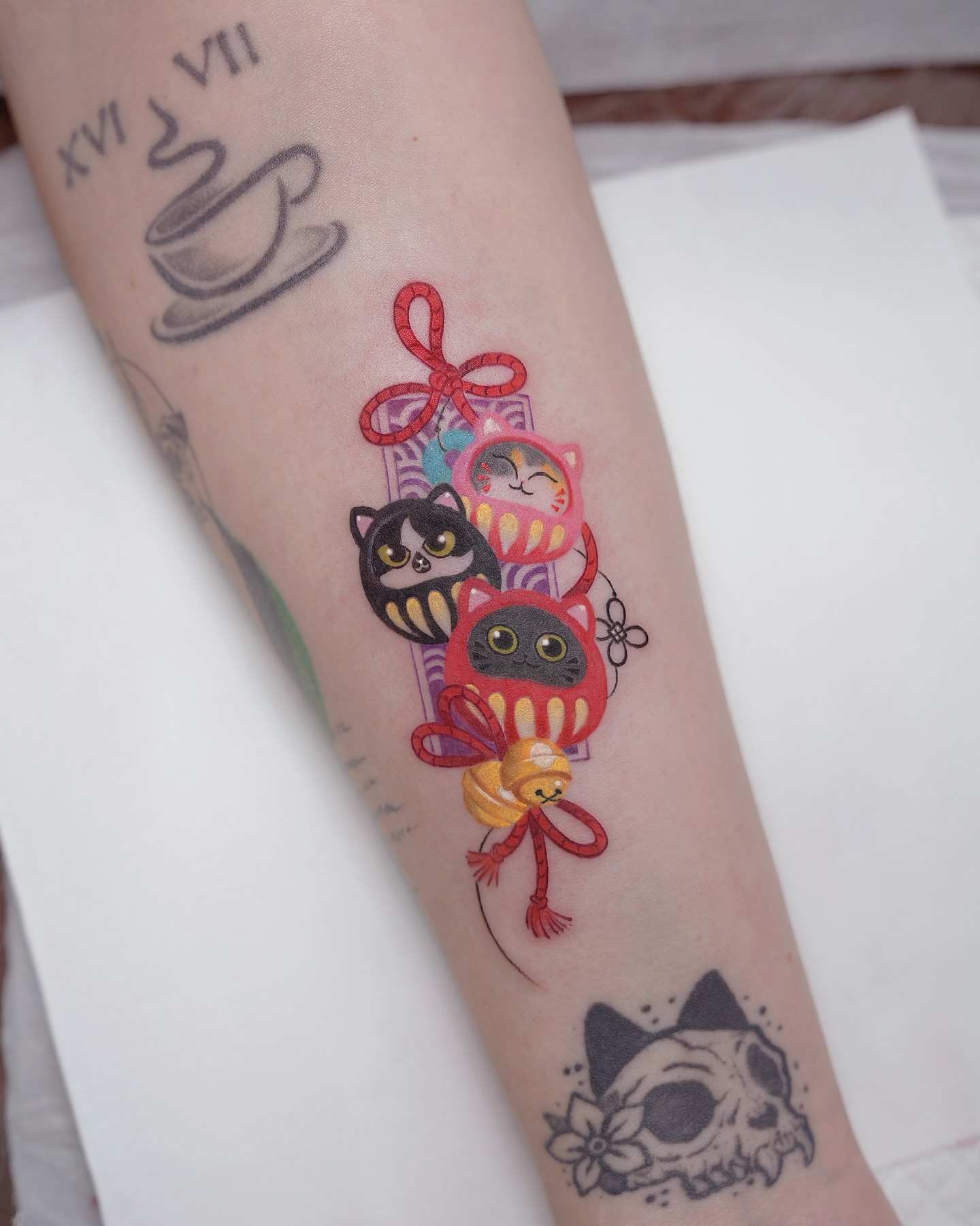 Tattoo by @live_tattooer — japanese_irezumi, dotwork