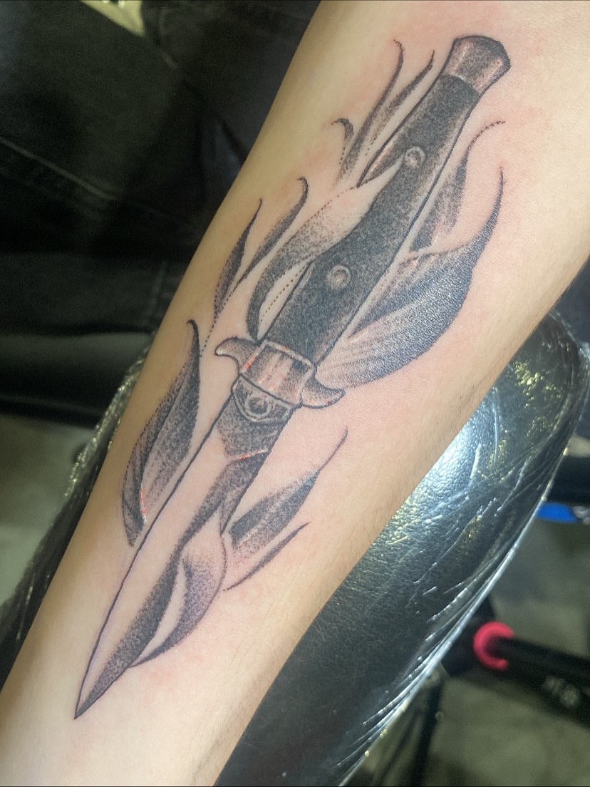 Tattoo by @puppet_ink_bx — black_and_grey