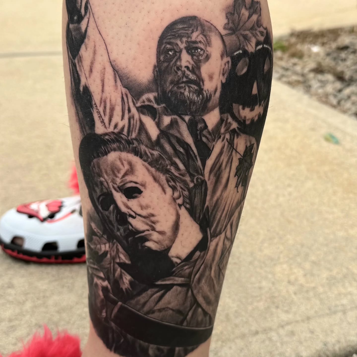 Tattoo by @nickcabanatattoos — black_and_grey, realism