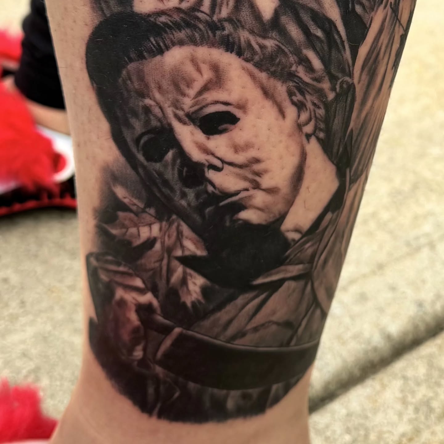 Tattoo by @nickcabanatattoos — realism, dark_realism
