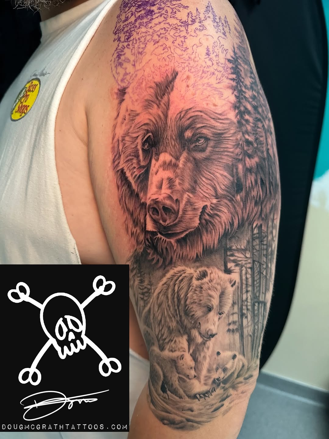 Tattoo by @dougmcgrathtattoos — realism, black_and_grey