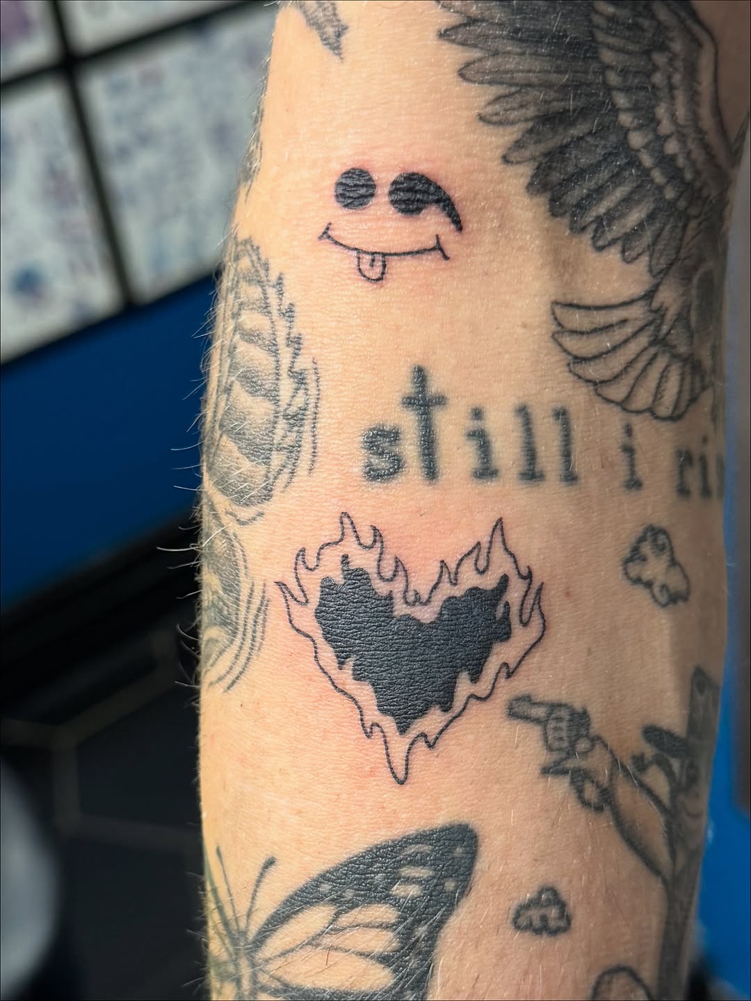 Tattoo by @tattooshananigans — ignorant, blackwork