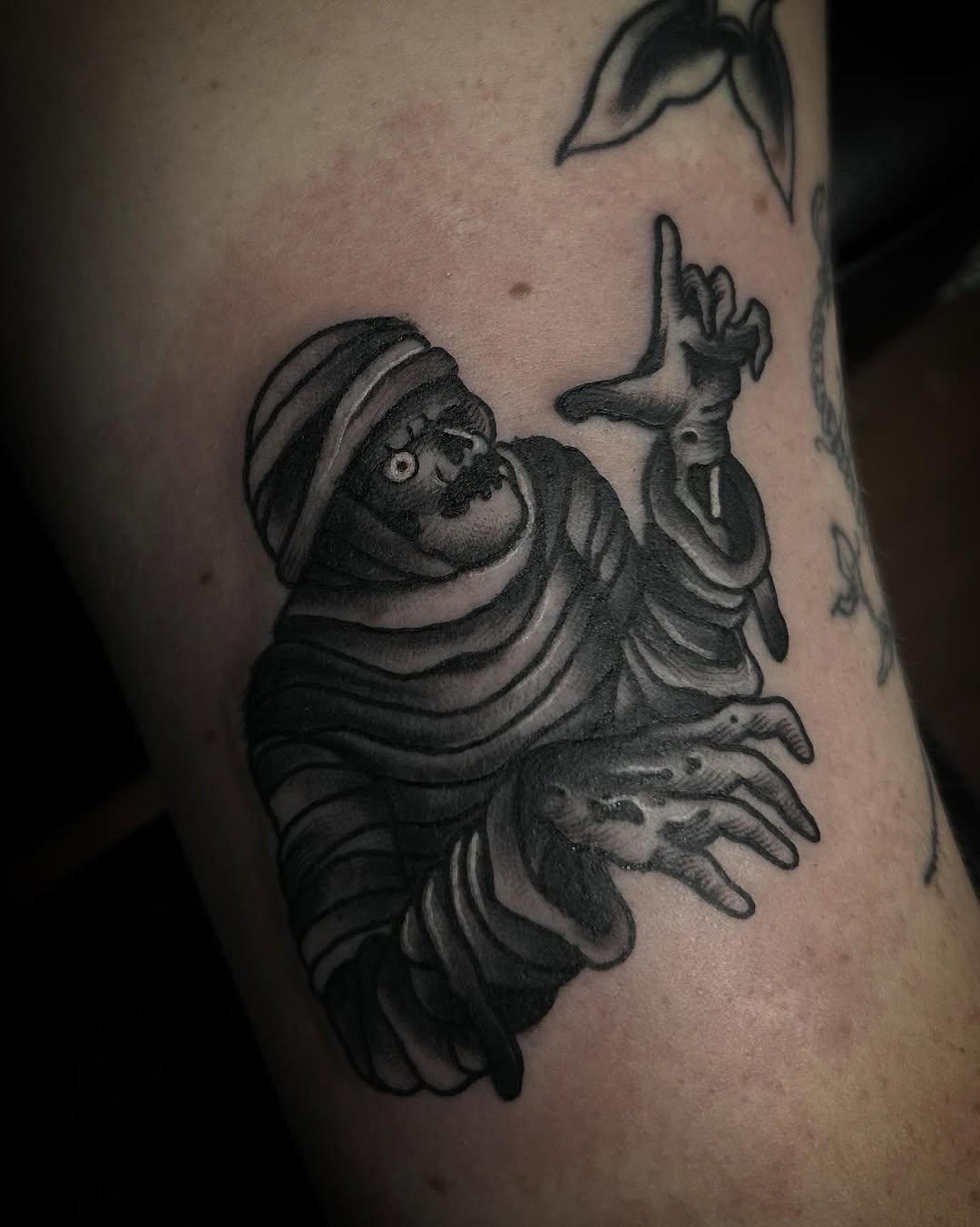 Tattoo by @samanthaxtattoo — black_and_grey, realism