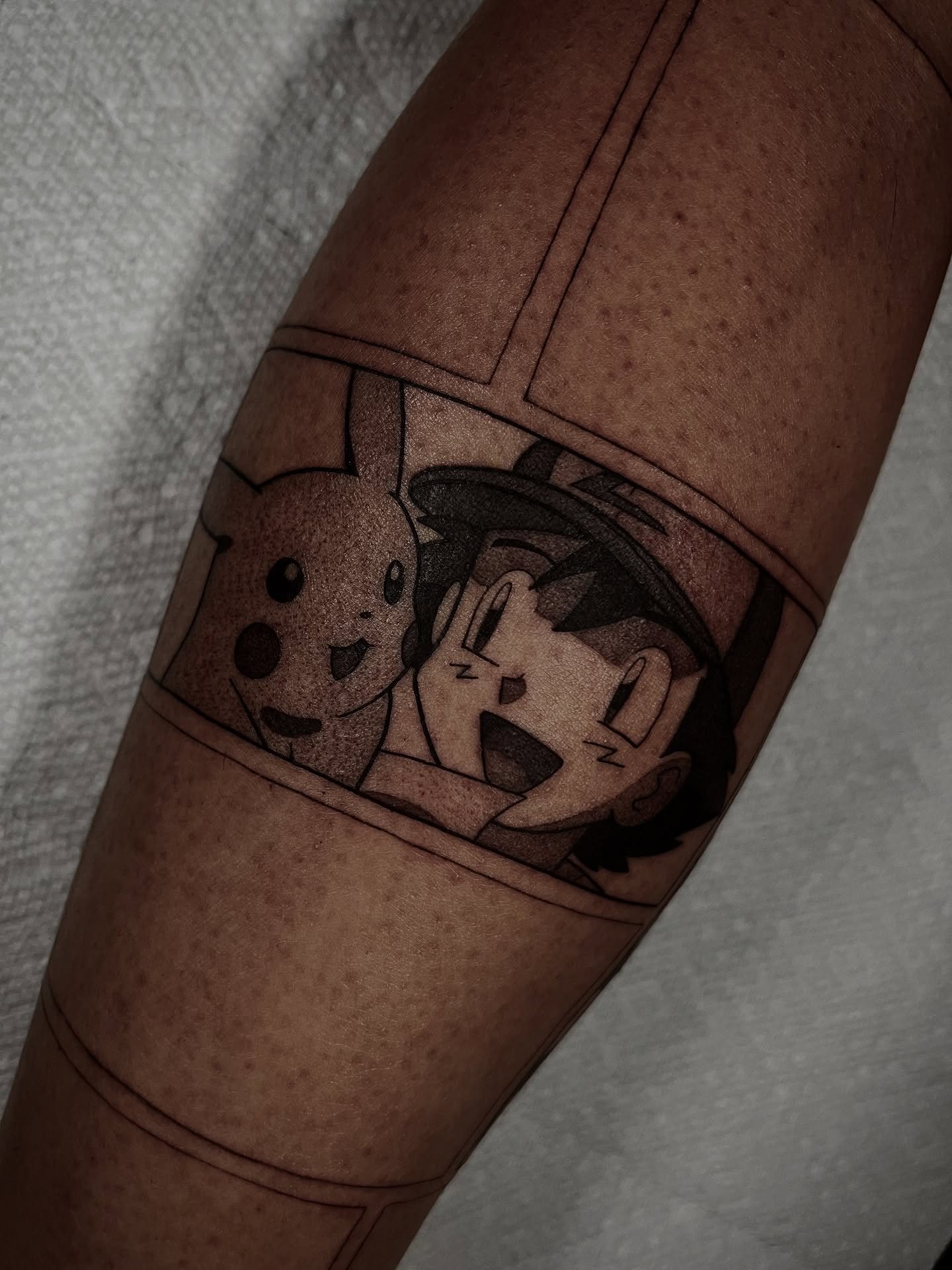 Tattoo by @bingtattoos — black_and_grey