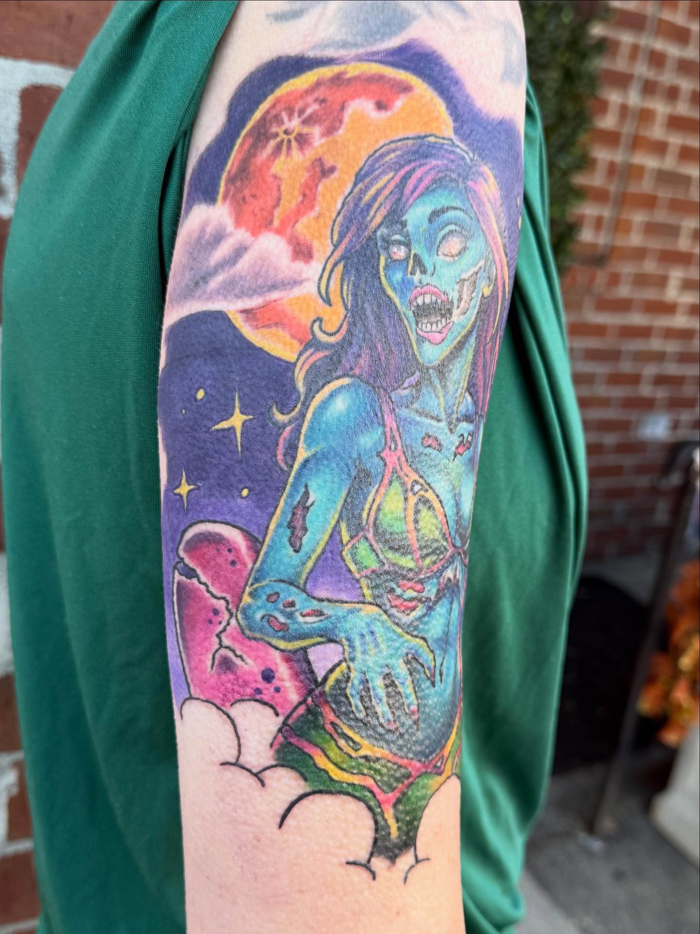 Tattoo by @tattman9000 — surrealism
