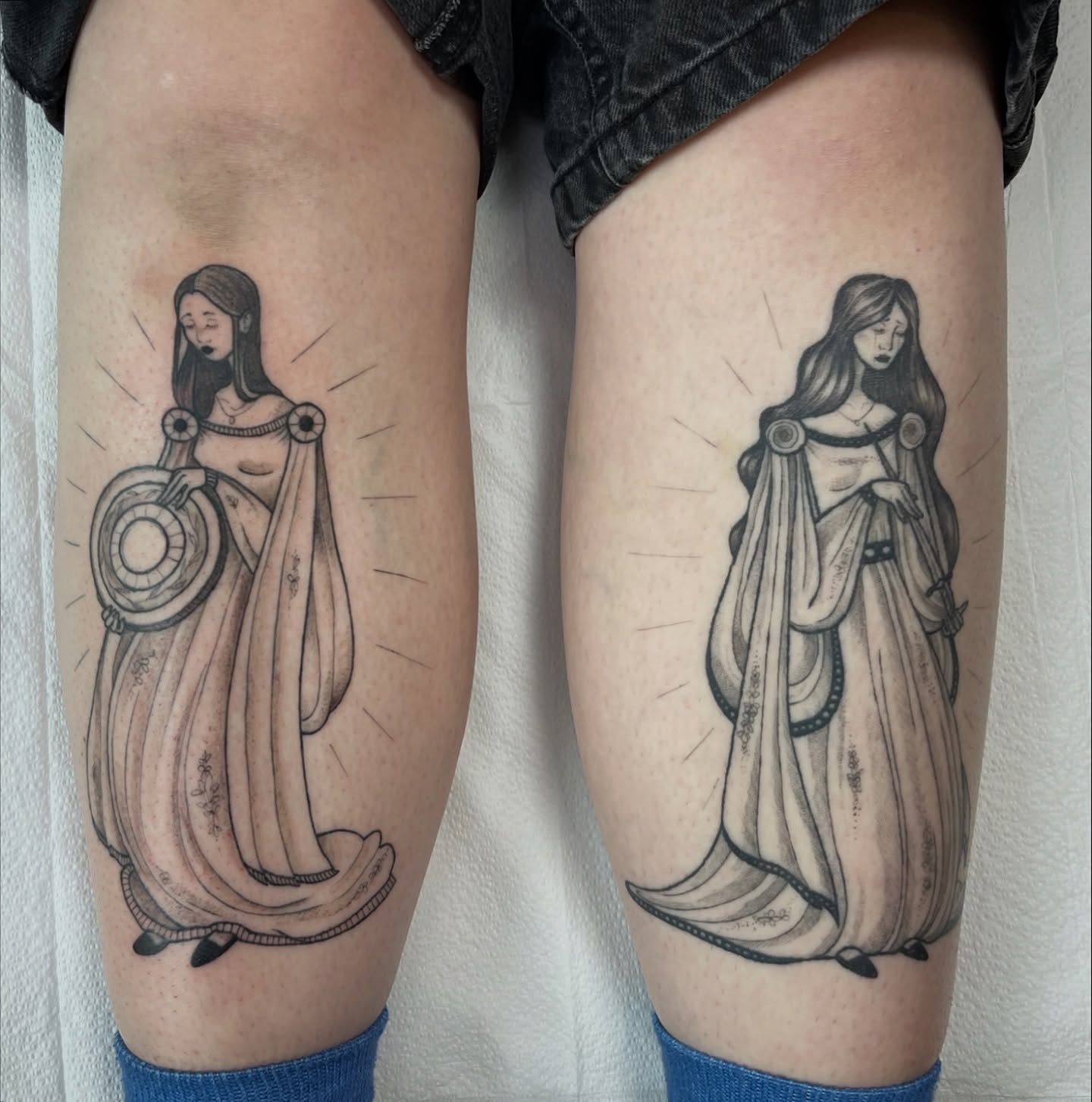 Tattoo by @nimimatattoo — black_and_grey
