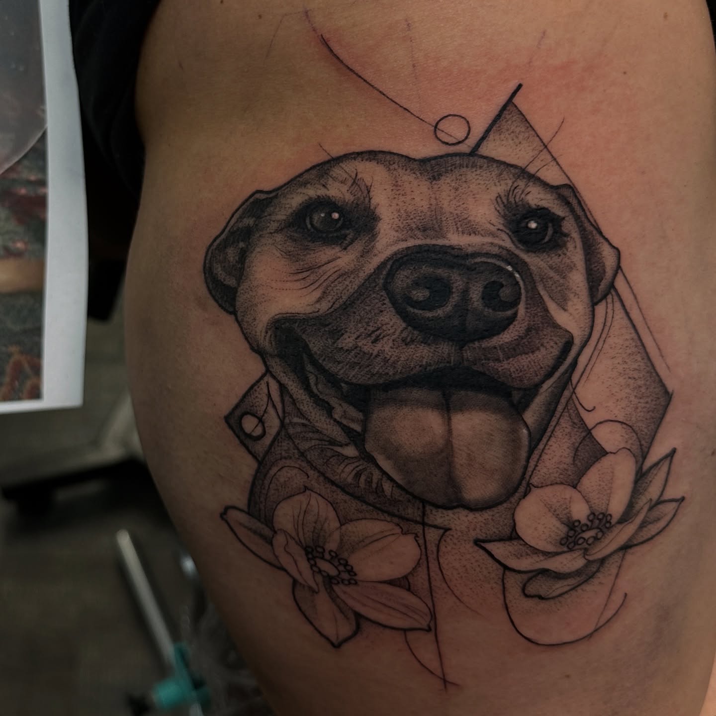 Tattoo by @johntarrao — dotwork, realism