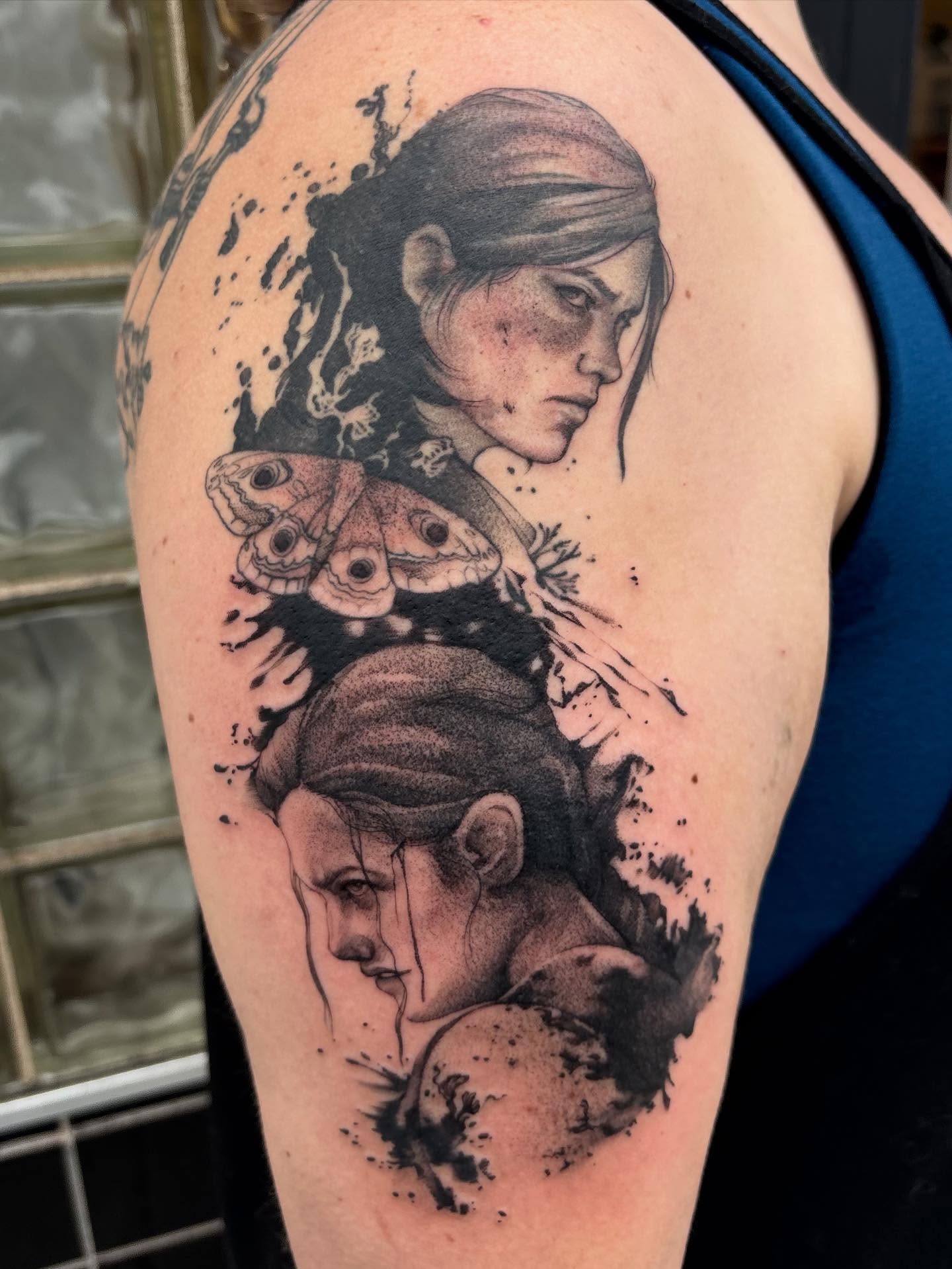 Tattoo by @joelytattoos — realism, black_and_grey