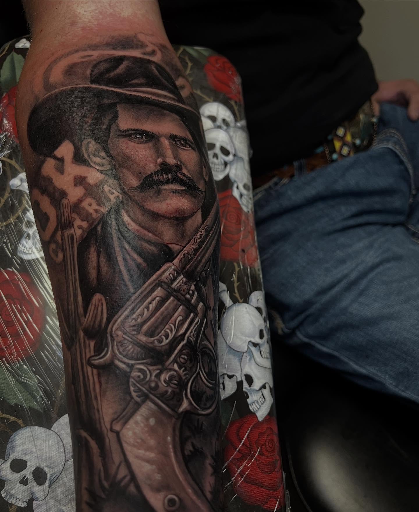 Tattoo by @ldgoodtattoo — realism, black_and_grey