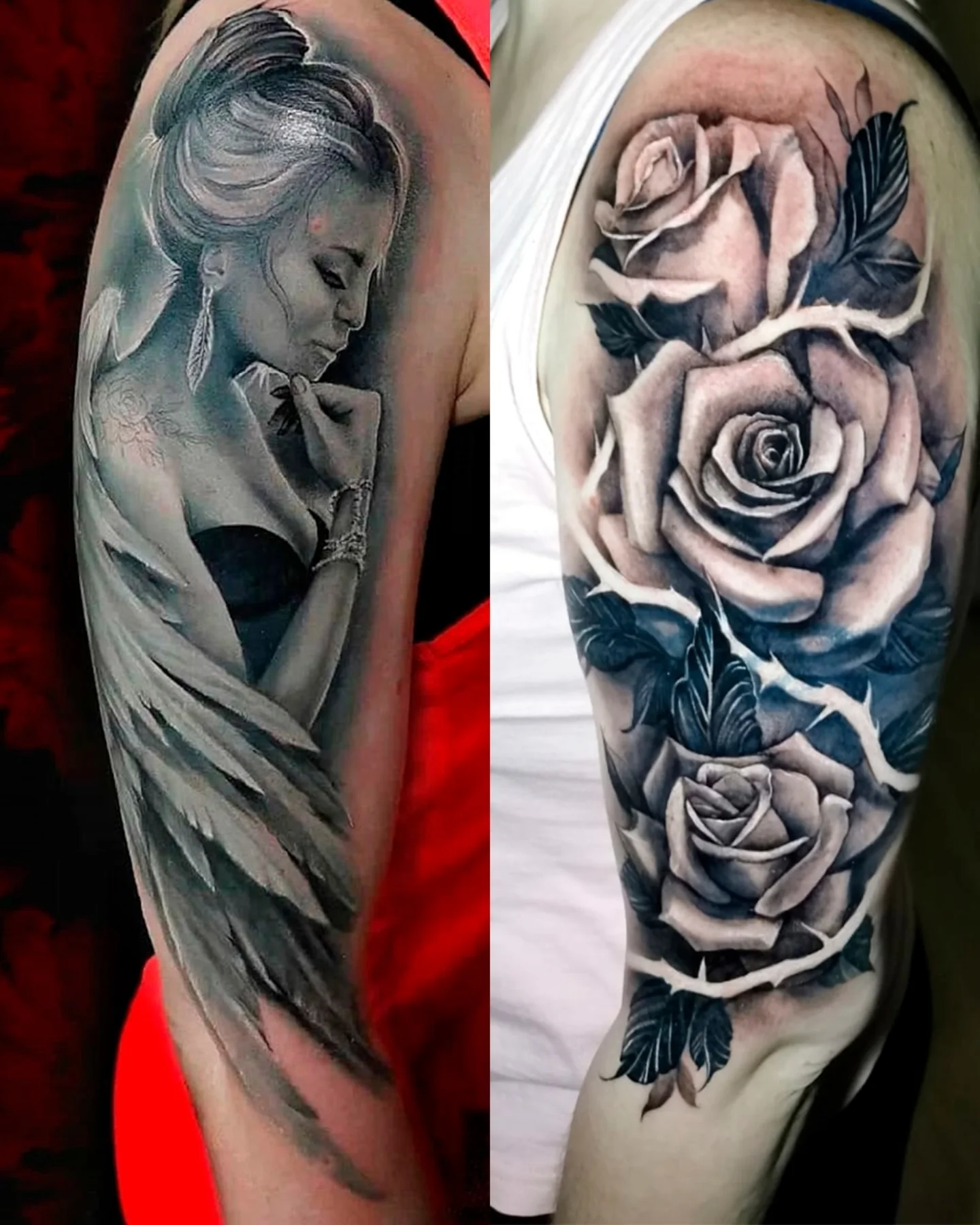 Tattoo by @khludnev_tattoo — realism, black_and_grey