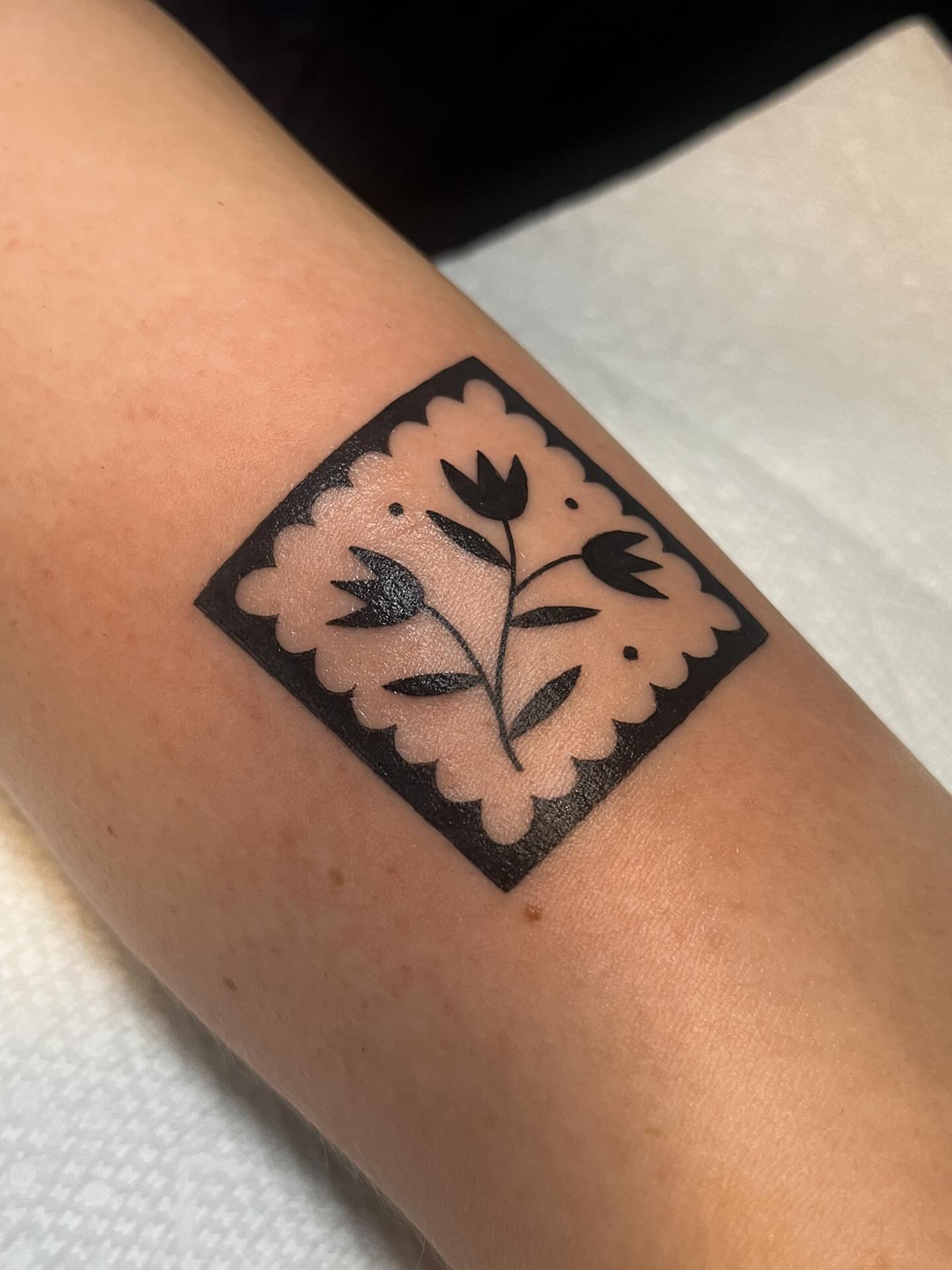 Tattoo by @ninarosatattoo — black_and_grey
