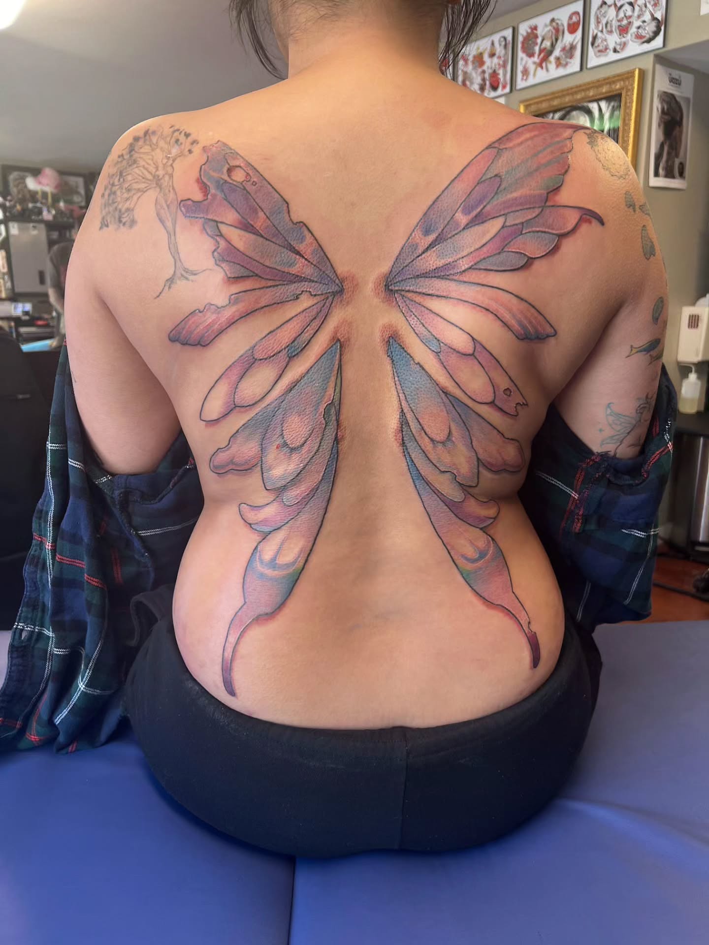 Tattoo by @broken.teeth.tattoos — watercolor