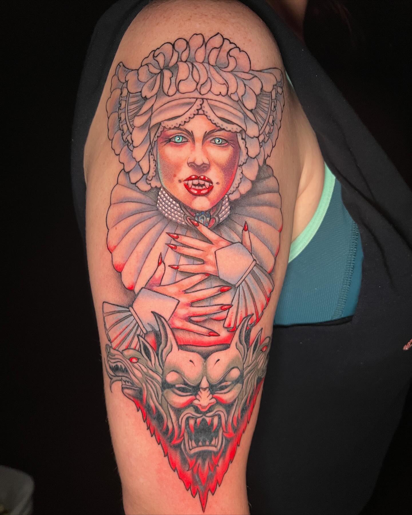 Tattoo by @lilith_tattoos — dark_realism, realism