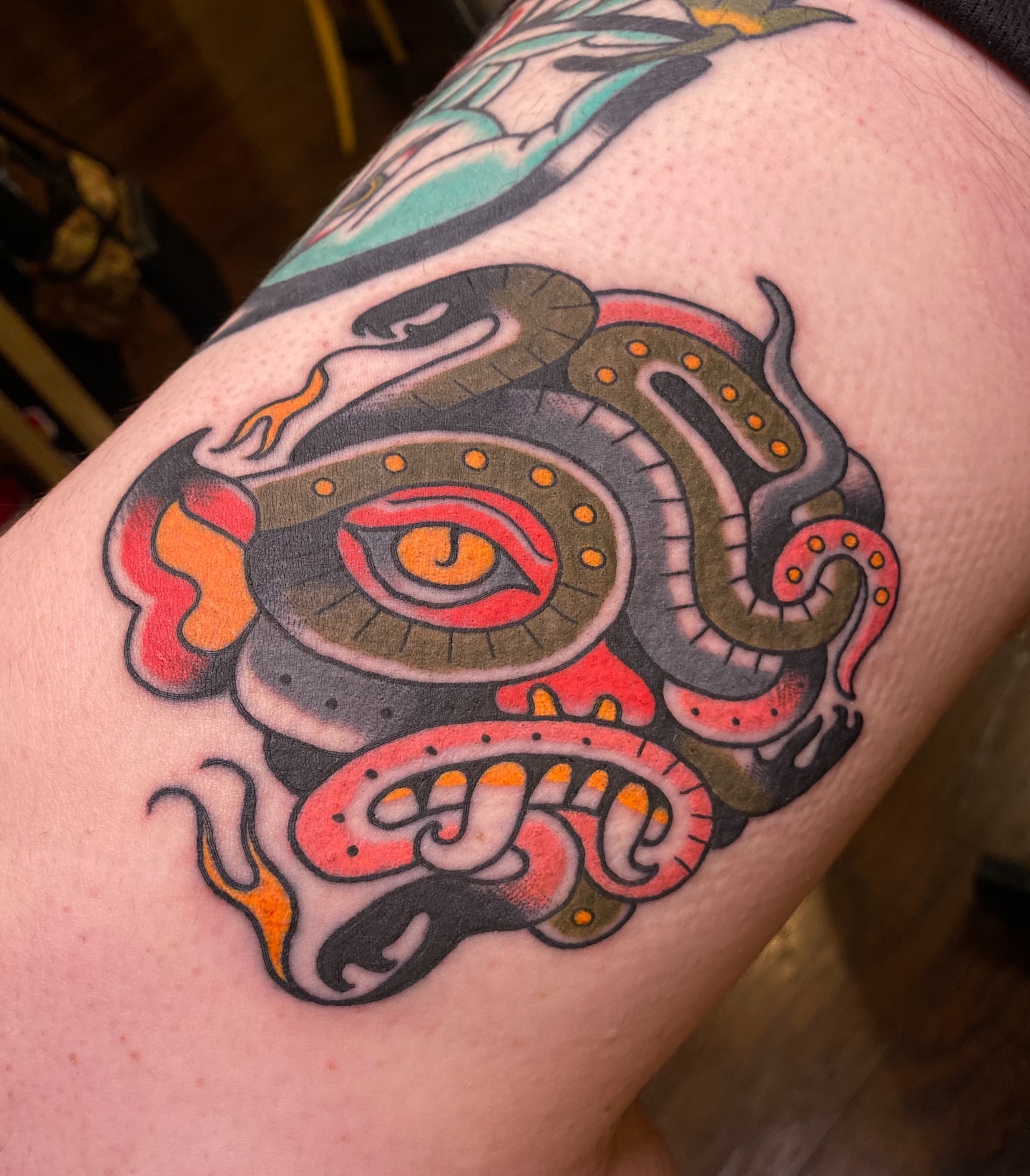 Tattoo by @seektheroots — american_traditional