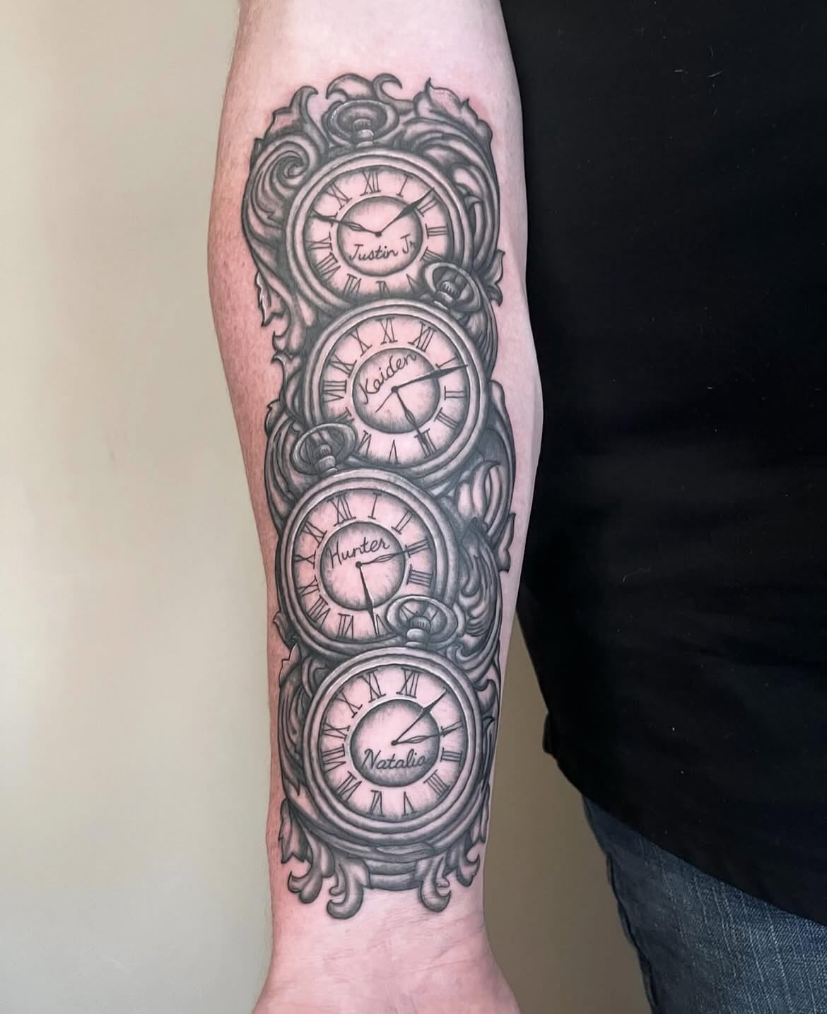 Tattoo by @marzxink — black_and_grey