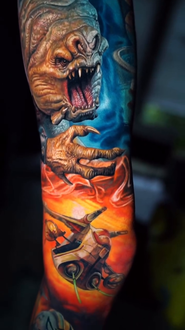 Tattoo by @peterhilgersart — realism, dark_realism