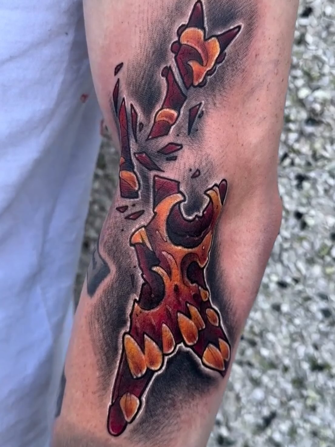 Tattoo by @khwezi_tattoos — new_school, geometric