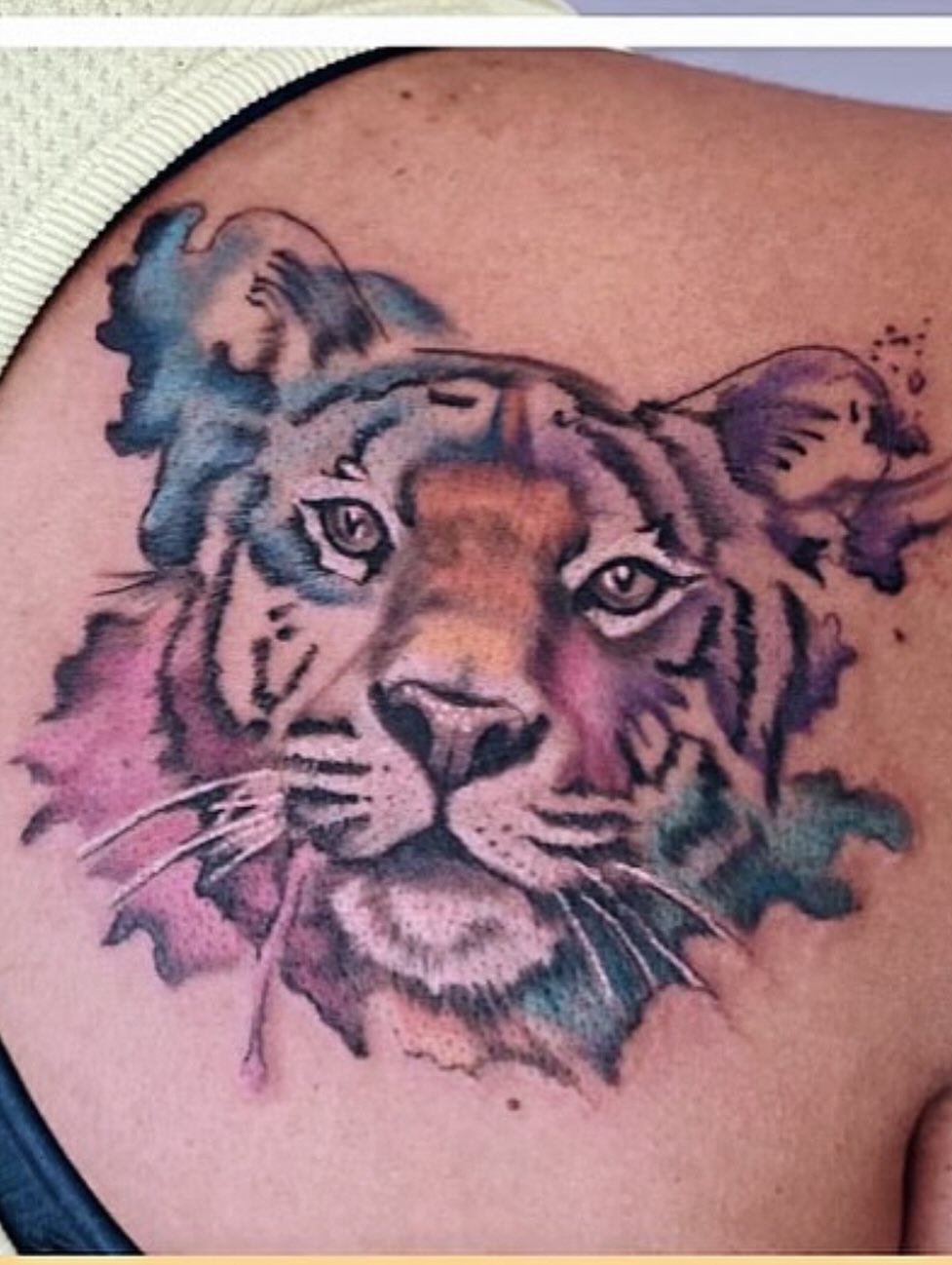 Tattoo by @khwezi_tattoos — watercolor