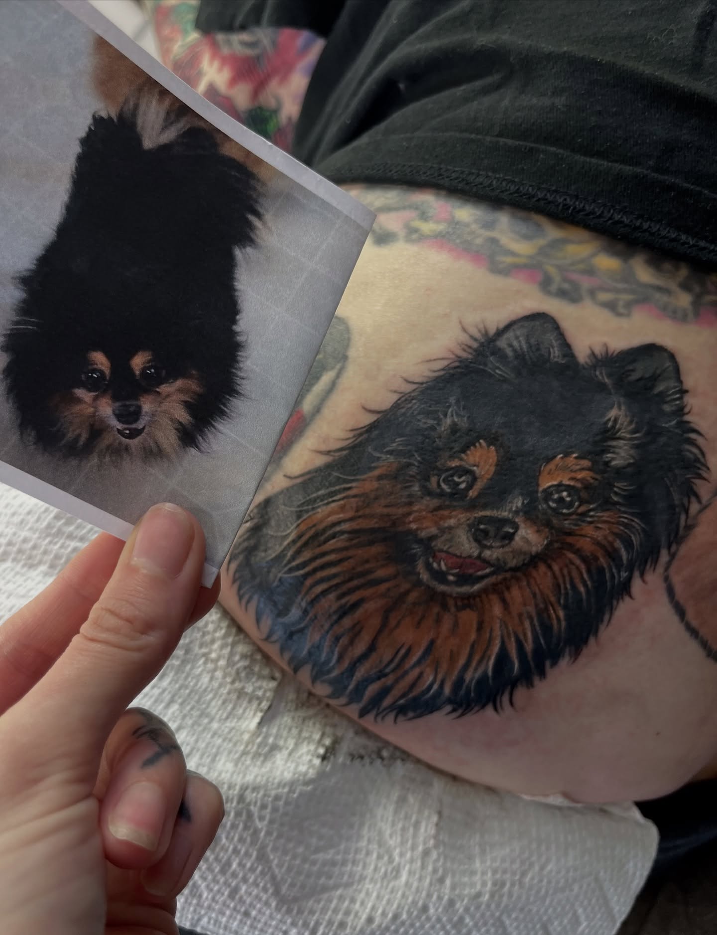 Tattoo by @caitoscreations — realism