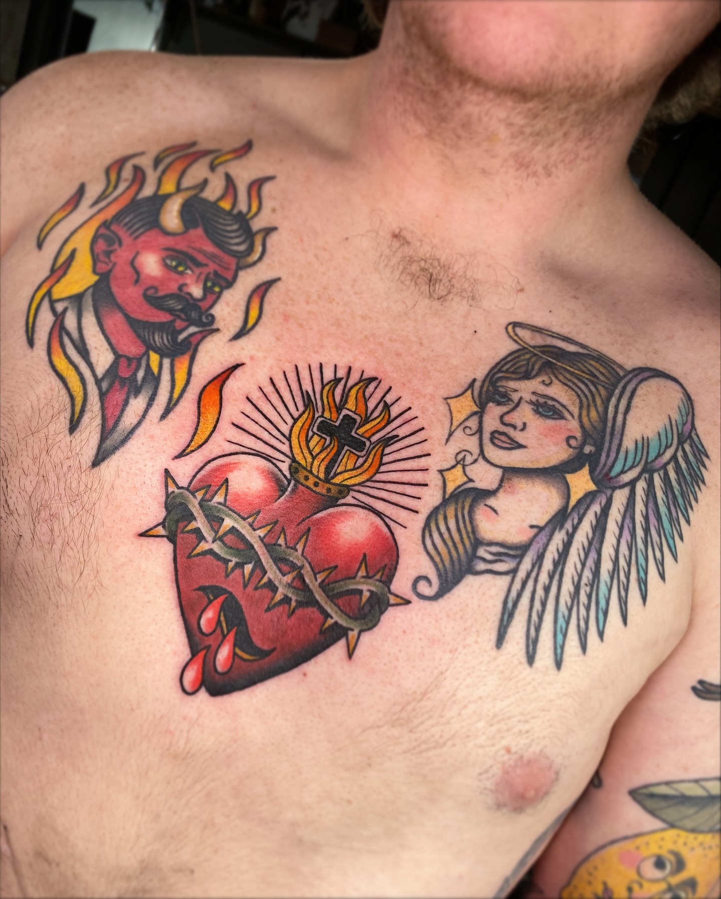 Tattoo by @sarahstabbies — american_traditional