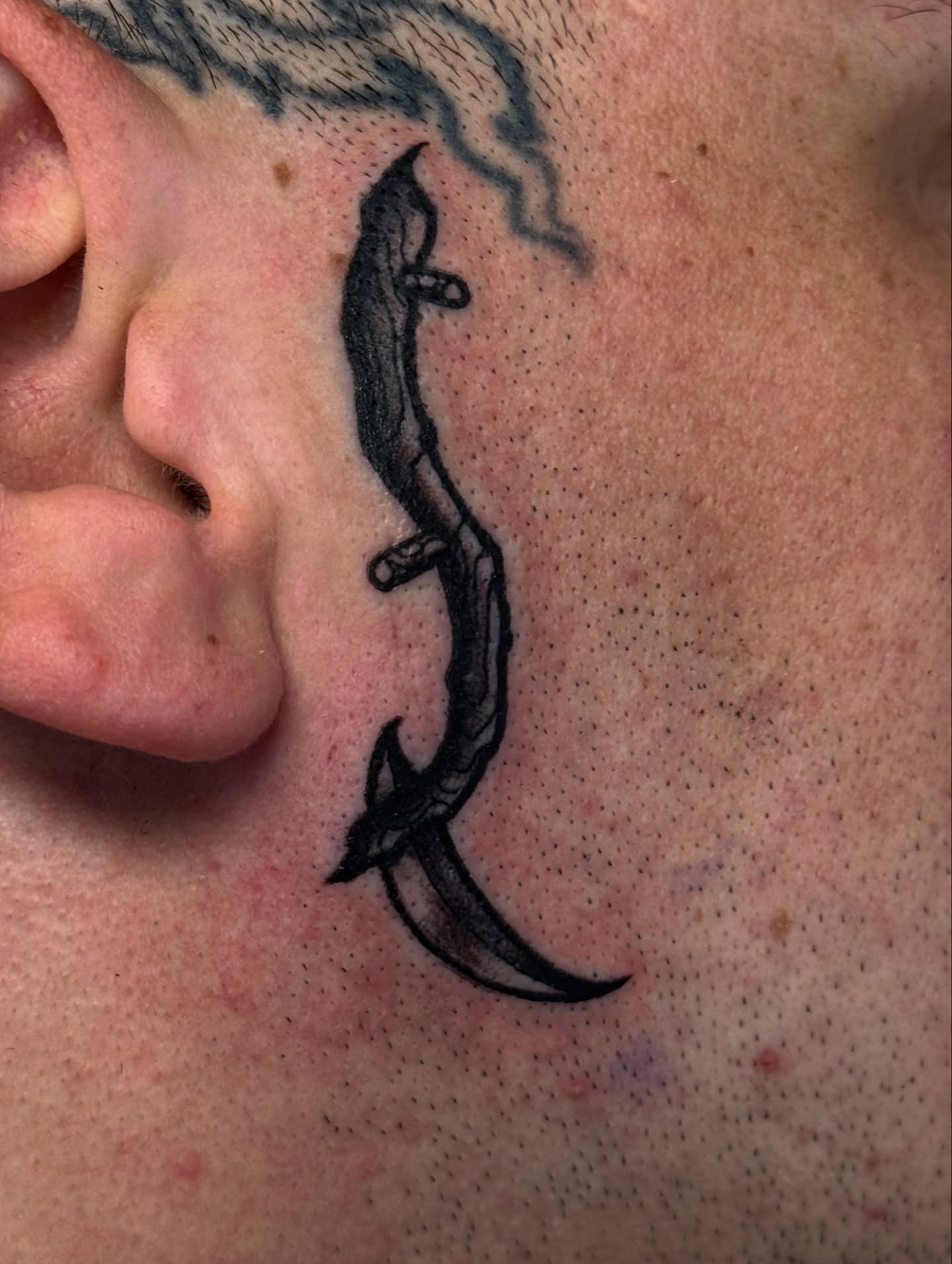 Tattoo by @themactatty — black_and_grey