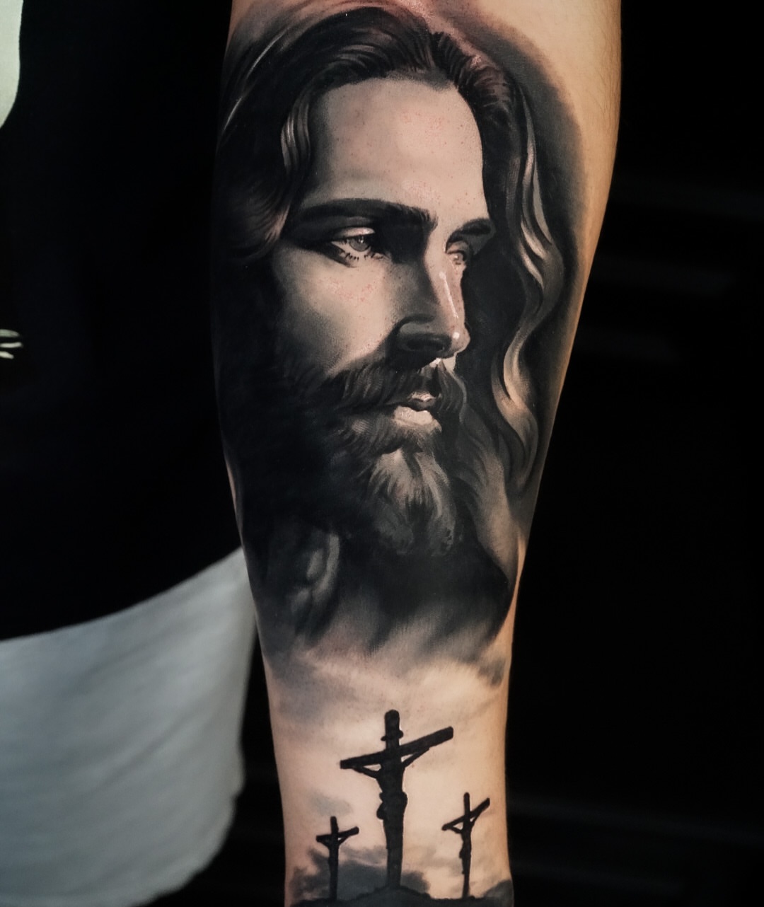 Tattoo by @josecarlos.tattoos — realism, black_and_grey