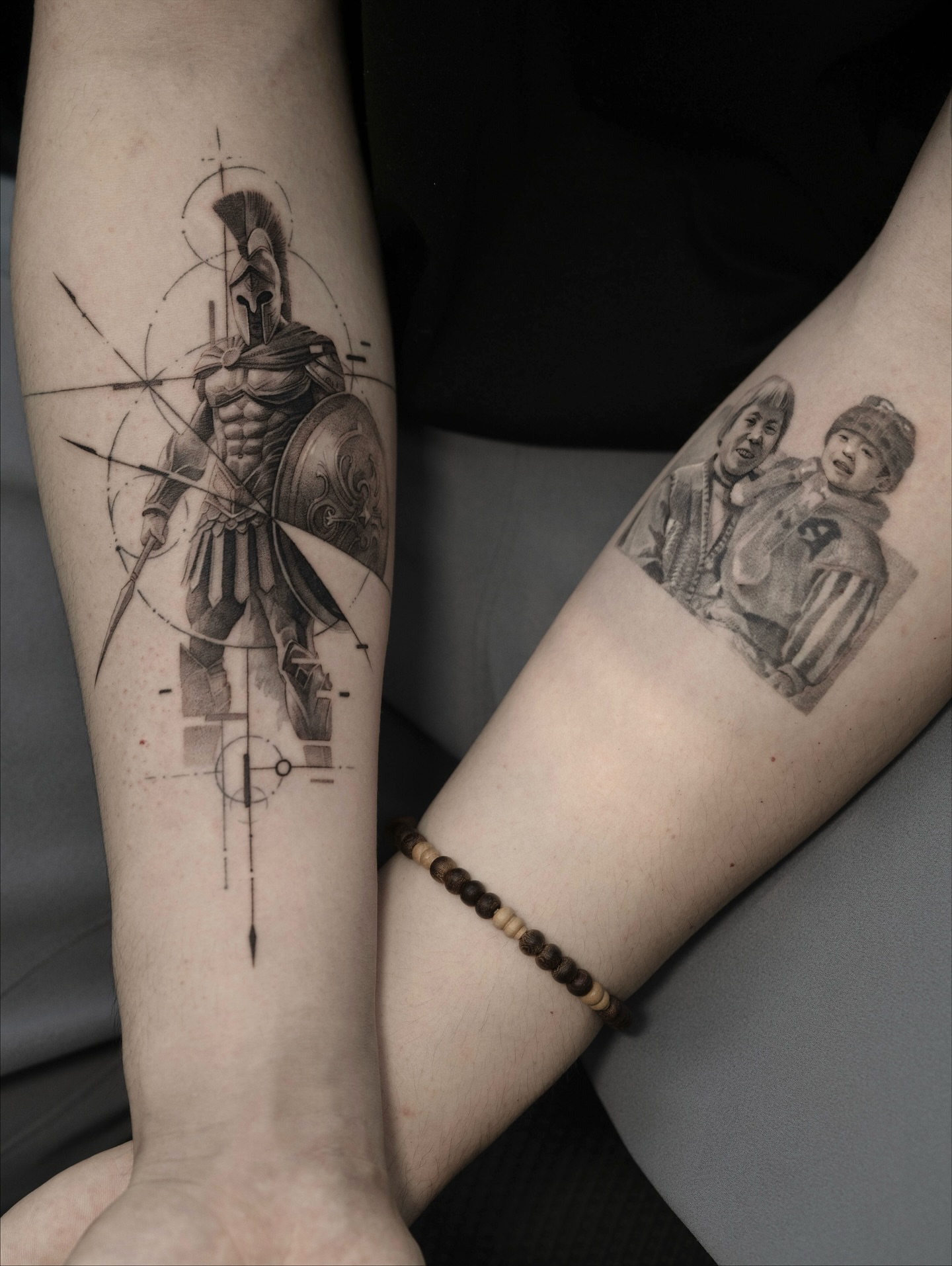 Tattoo by @2hou_tattooist — black_and_grey