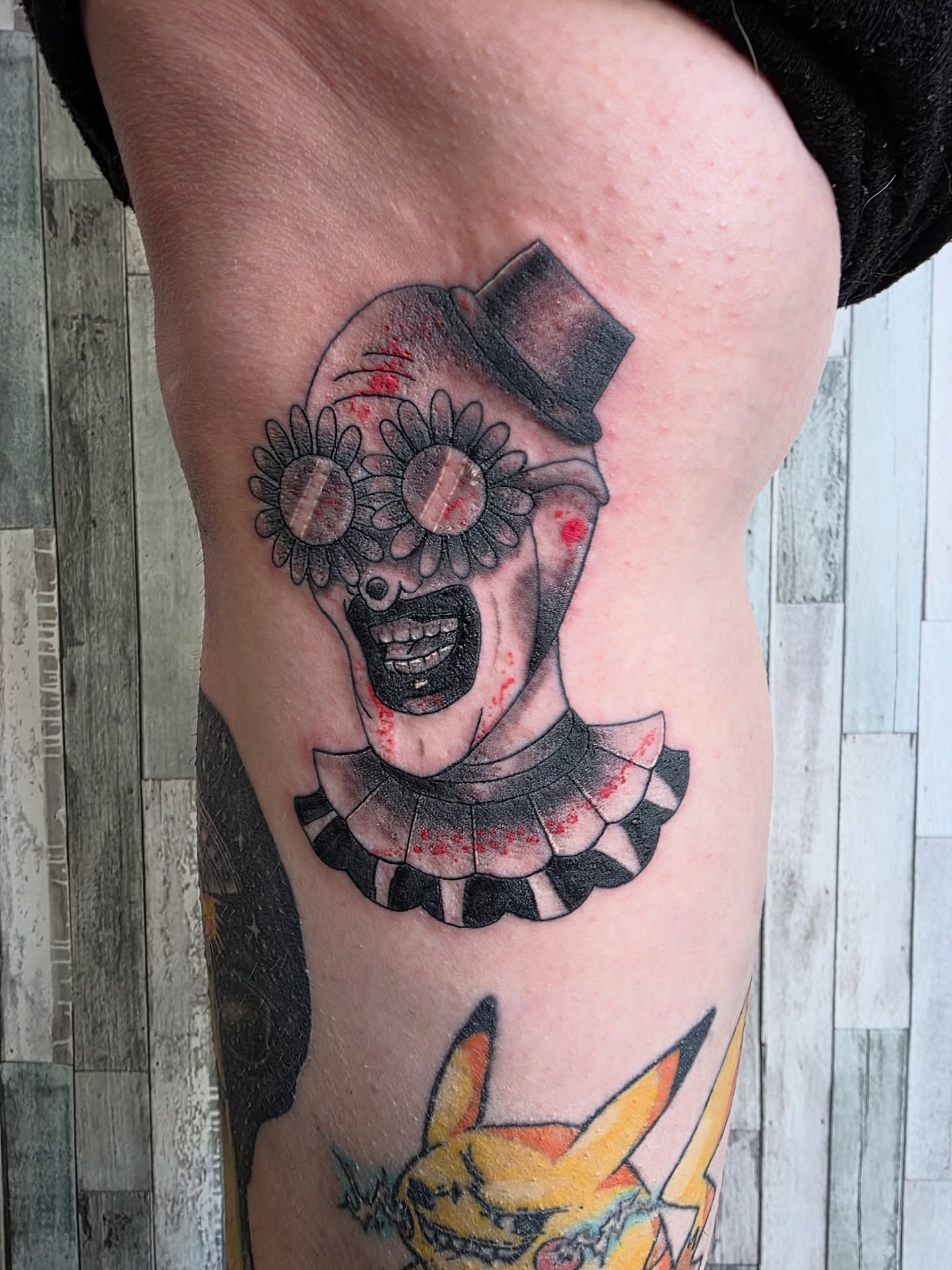 Tattoo by @tattoos_by_brad — black_and_grey