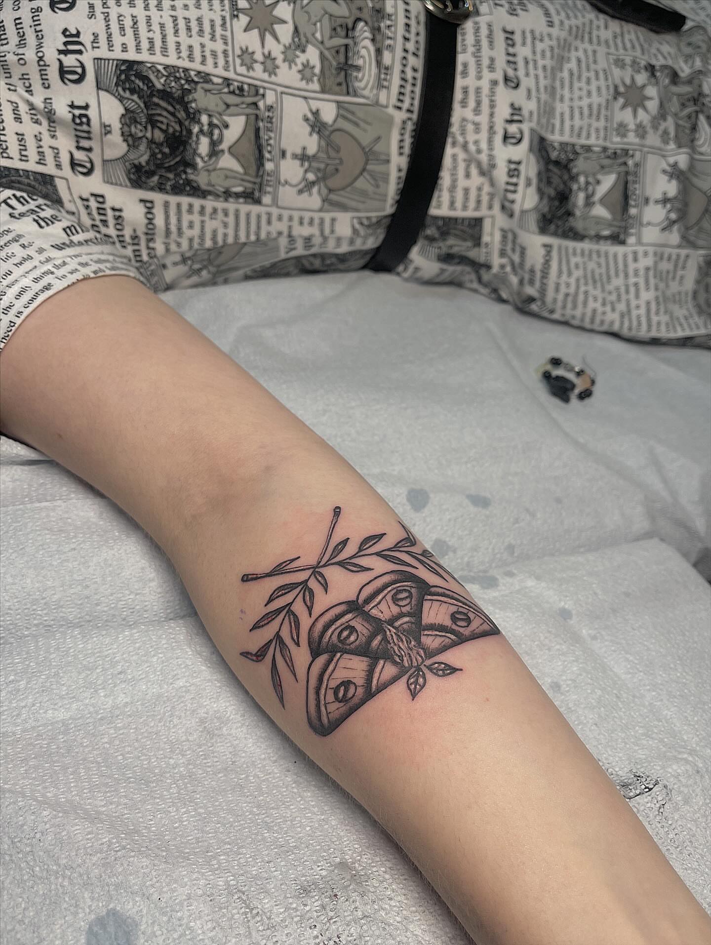 Tattoo by @twiggytattoos — black_and_grey