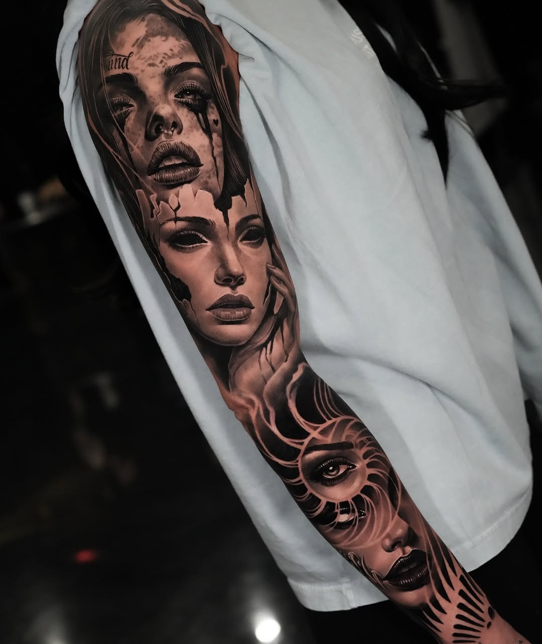 Tattoo by @hiramksas — black_and_grey, realism