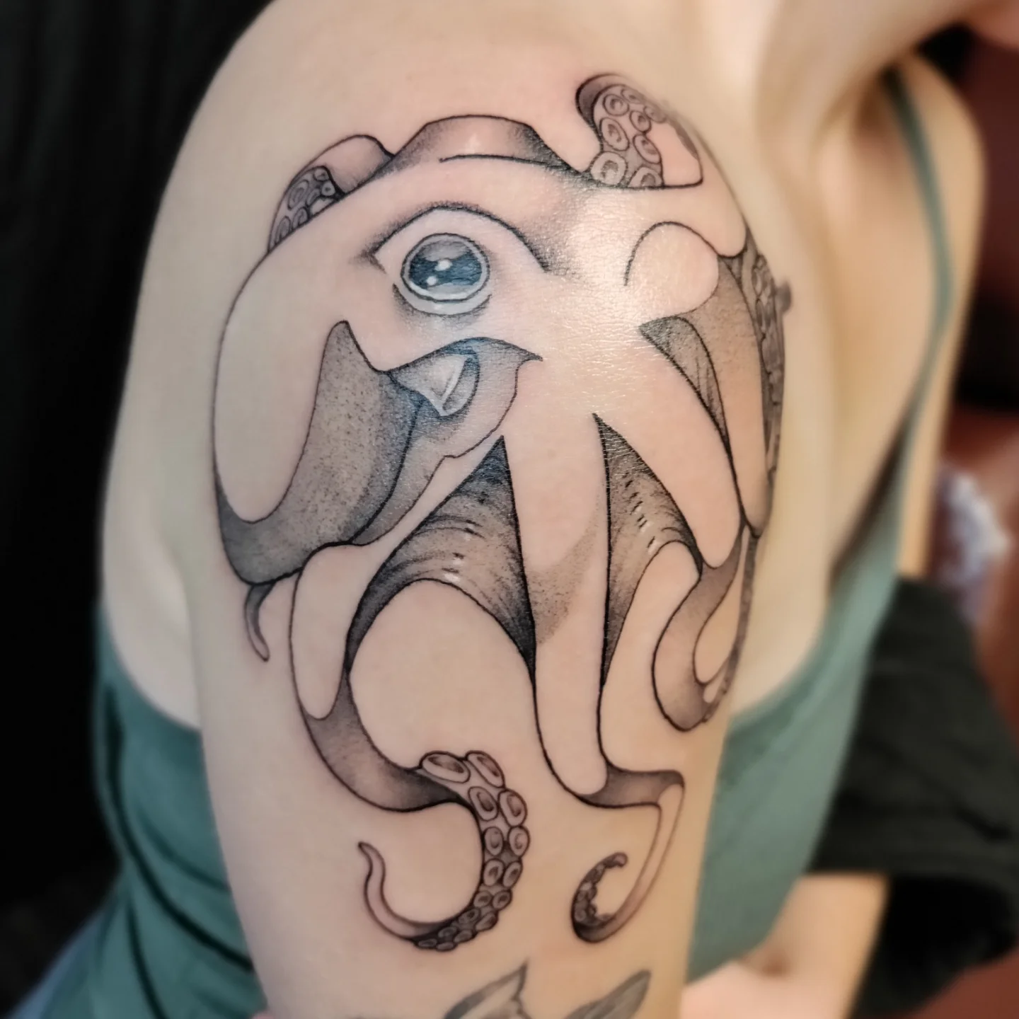 Tattoo by @harvest_moon_tattoos — black_and_grey