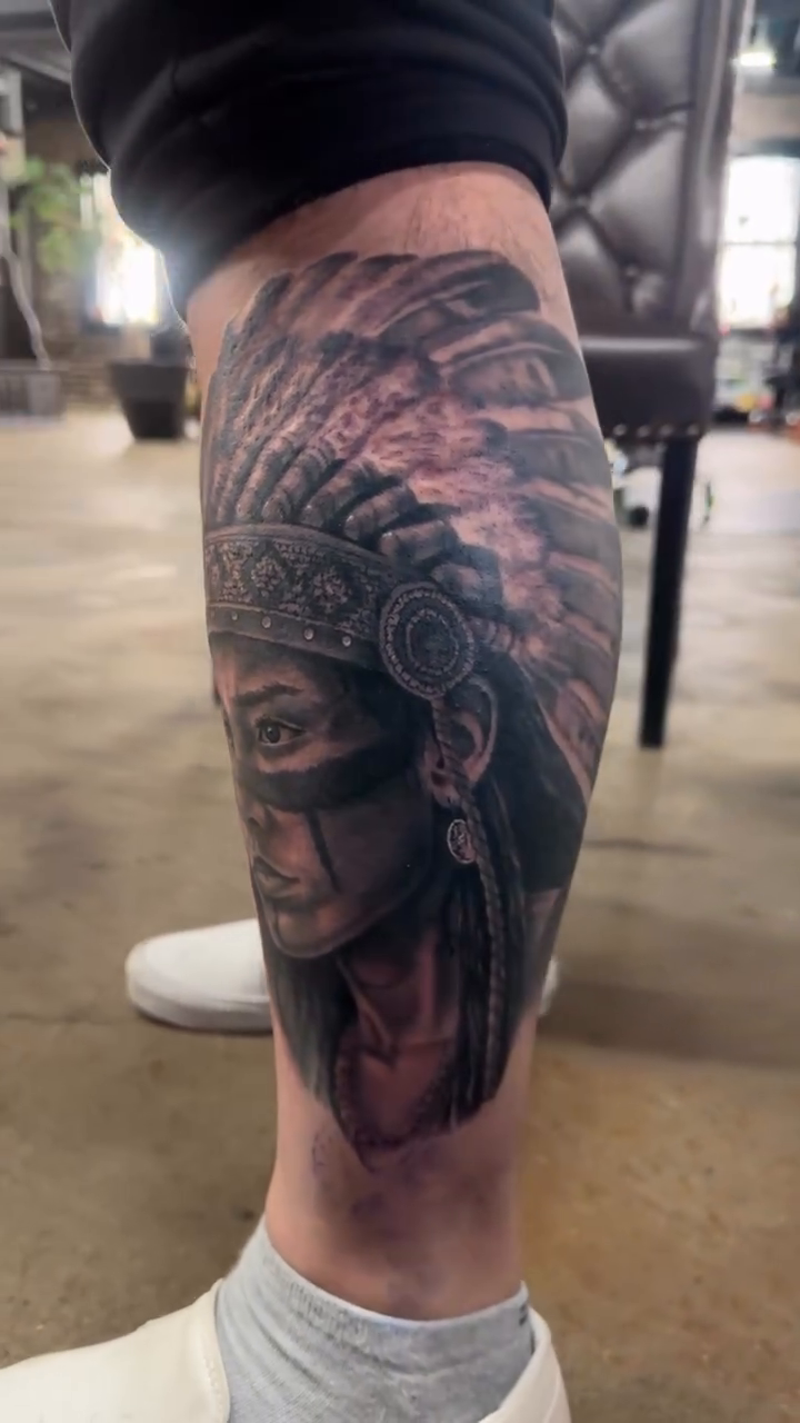 Tattoo by @pyramidofink β realism, black_and_grey