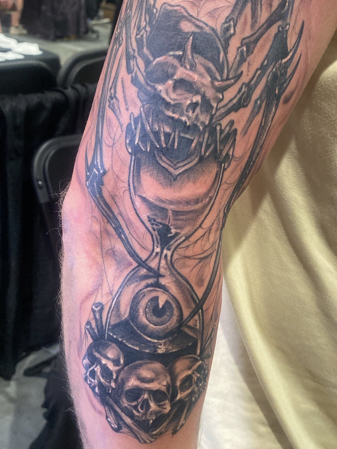 Tattoo by @puppet_ink_bx — black_and_grey, dark_realism
