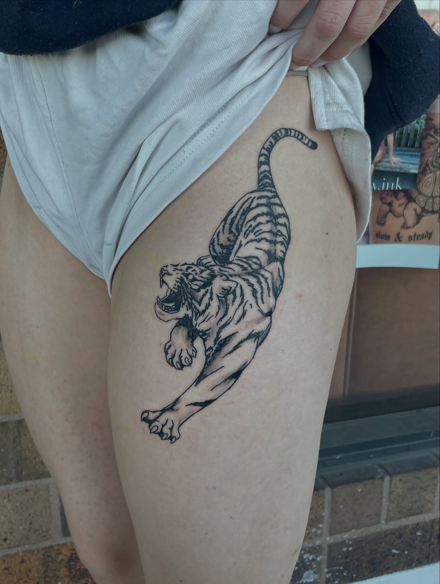 Tattoo by @brittanytattoome — black_and_grey