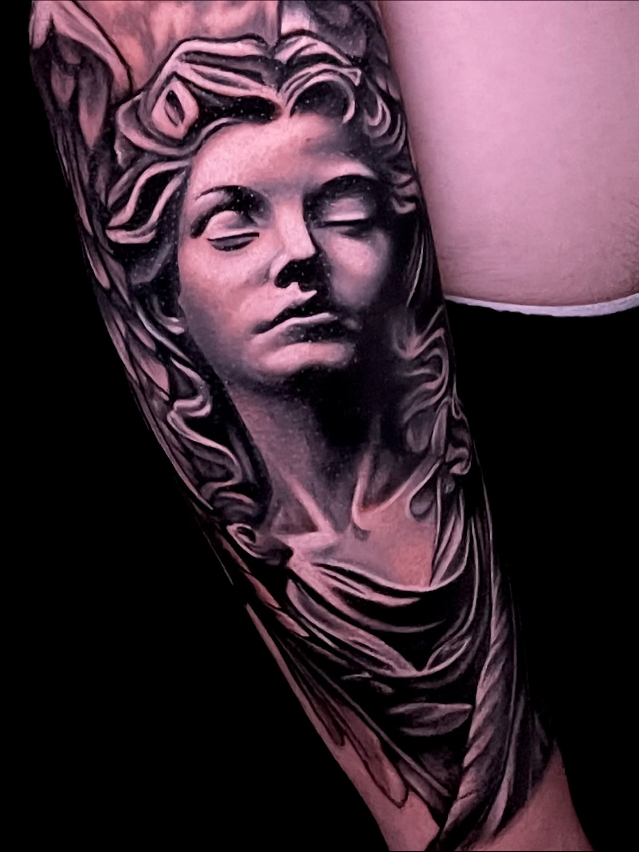 Tattoo by @svityktattoo_msk — realism, black_and_grey