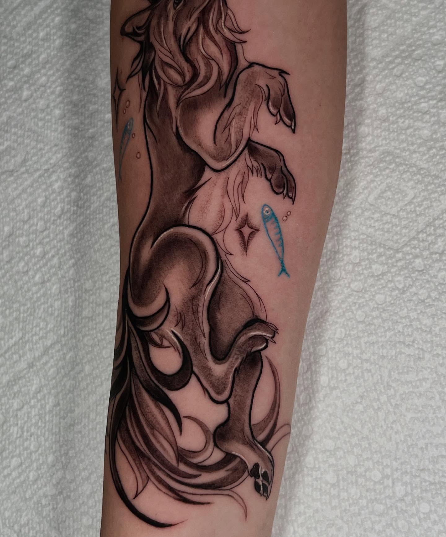 Mermaid realism tattoo on the forearm by ✧ :: paloma :: ✧
