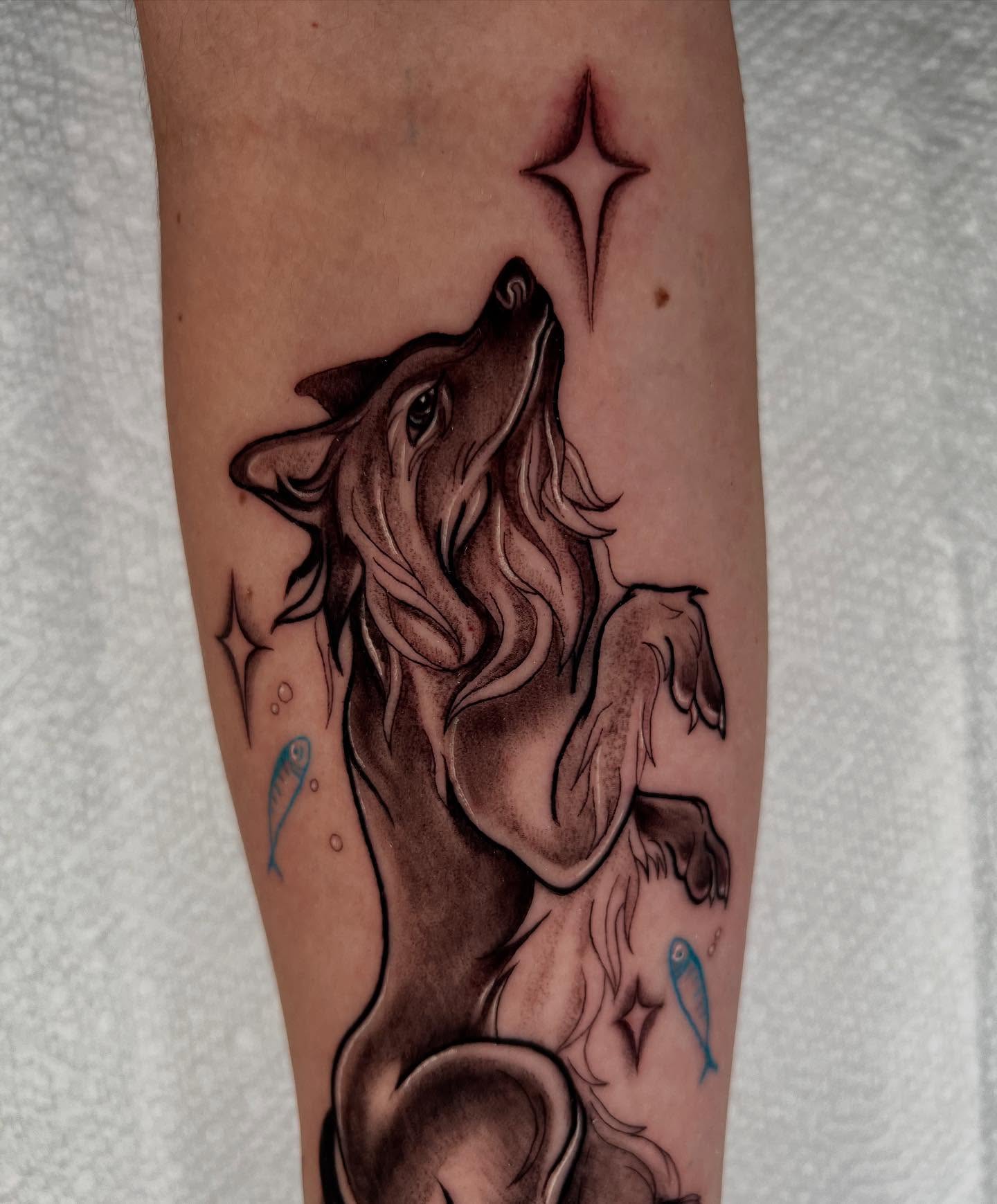 Unicorn black and grey tattoo on the forearm by ✧ :: paloma :: ✧